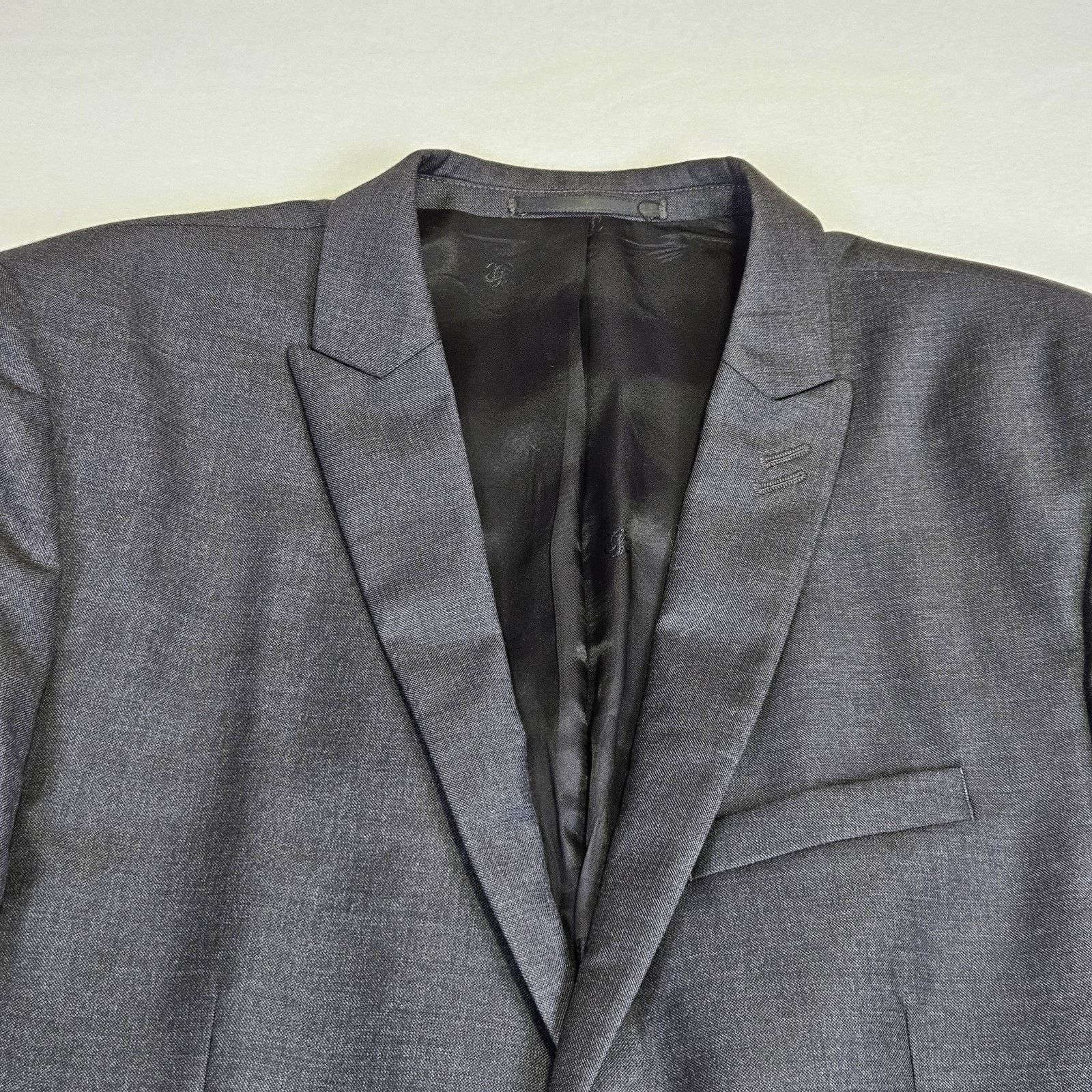 The Kooples The Kooples Blazer Peak Lapel Classic Fit Suit Jacket Wool Size 40R - 4 Thumbnail