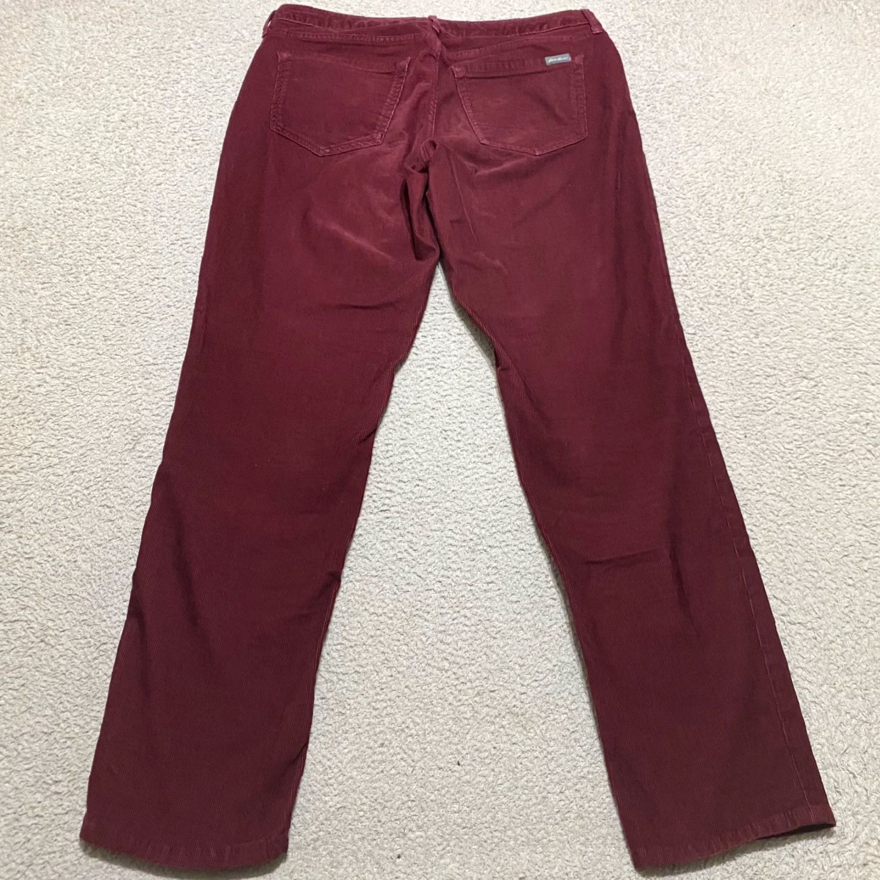 Eddie Bauer Eddie Bauer Womens sz 8 Jeans Red Corduroy Slim Boyfriend Mid Rise Size 30" / US 8 / IT 44 - 2 Thumbnail