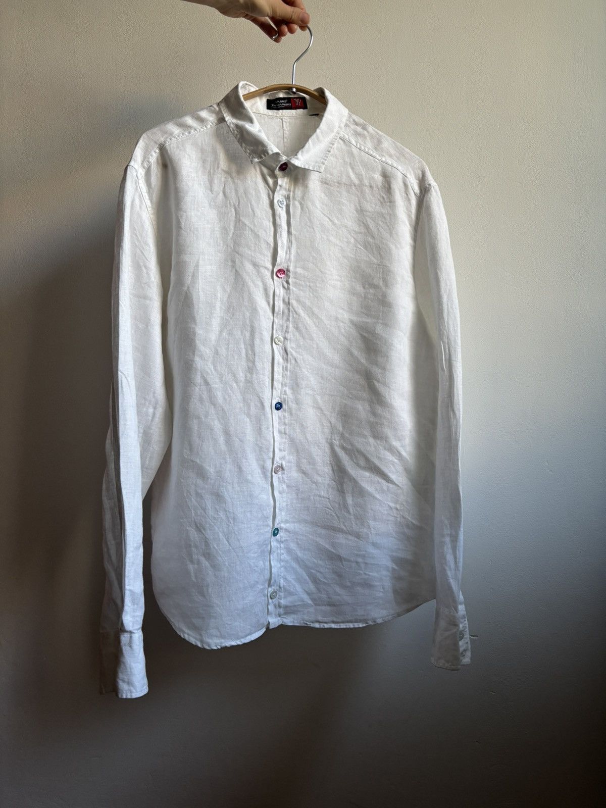 Japanese Brand Yashi Yamamuri Linen Shirt Colorful buttons Size US S / EU 44-46 / 1 - 4 Thumbnail