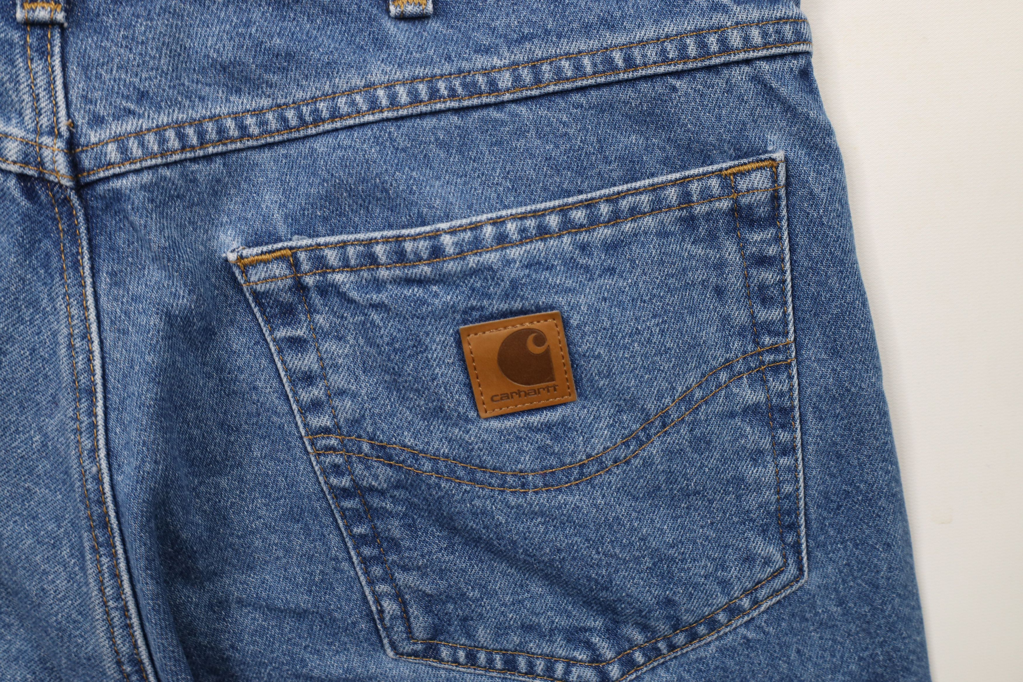 Carhartt × Vintage Vintage Carhartt Spell Relaxed Fit Straight Leg Denim Jeans Size US 34 / EU 50 - 13 Thumbnail