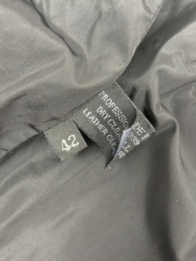 Prada AW1999 Prada Black Minimalist Biker Leather Jacket Size M / US 6-8 / IT 42-44 - 11 Thumbnail
