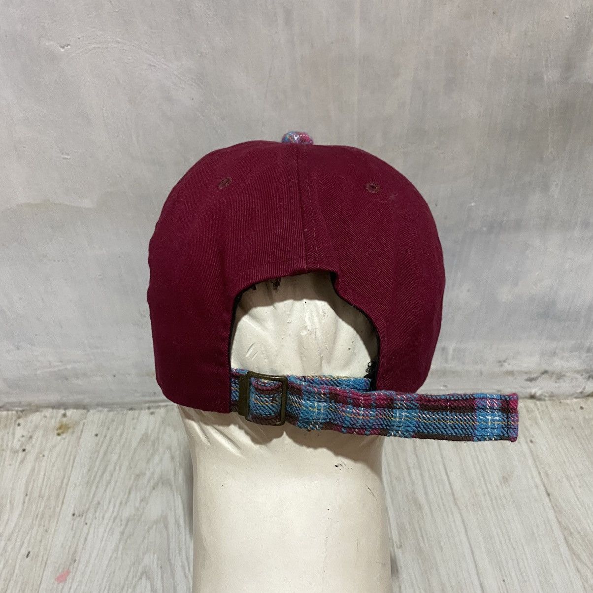 Japanese Brand 2000s checkered patchwork cap lgbstyle ifsixwasnine Size ONE SIZE - 5 Thumbnail
