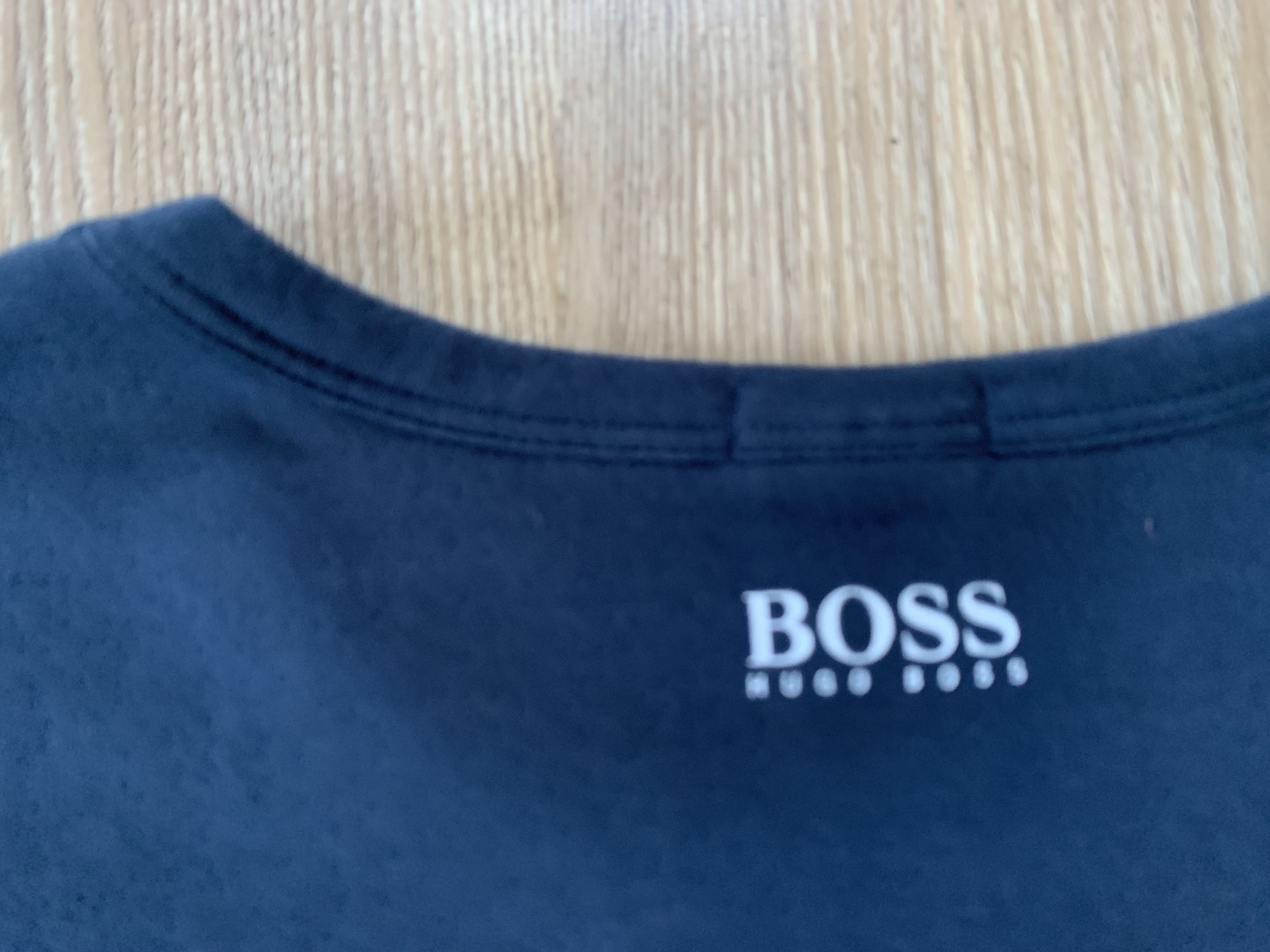 Hugo Boss Hugo Boss Green Slim Fit Blue Big Logo T Shirt Size US L / EU 52-54 / 3 - 7 Thumbnail