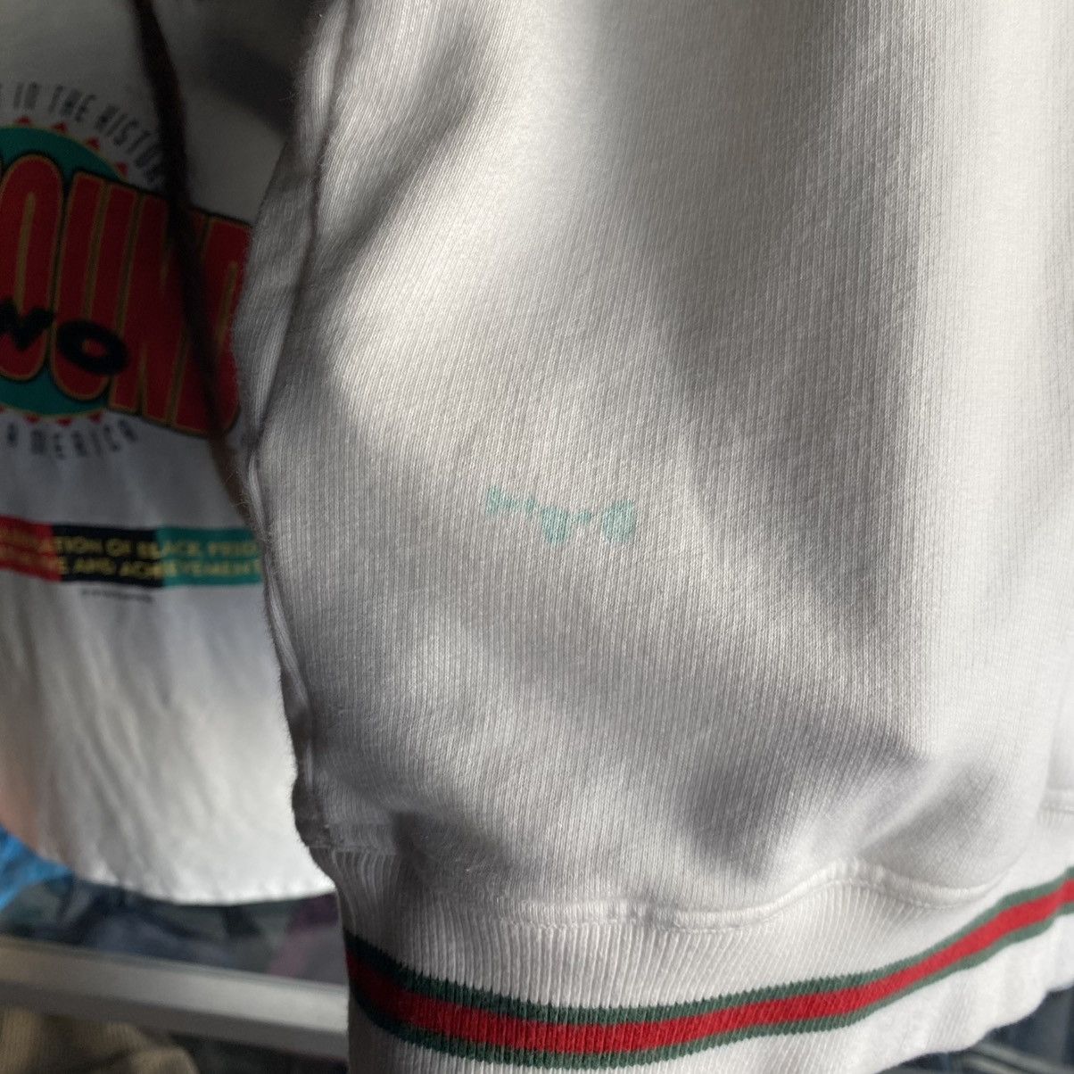 Gucci Gucci Interlocking G Logo Web Trim Striped Sweatshirt Size US L / EU 52-54 / 3 - 15 Thumbnail