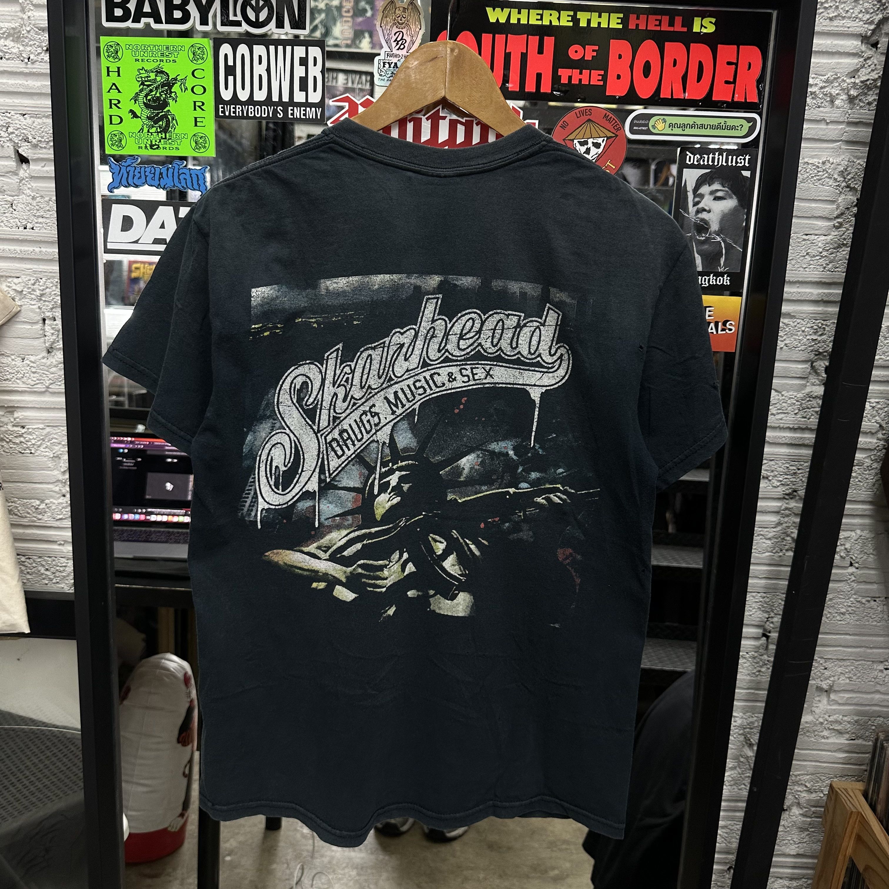 Band Tees SKARHEAD Vintage 2000s Drugs Music Sex Size US M / EU 48-50 / 2 - 5 Thumbnail