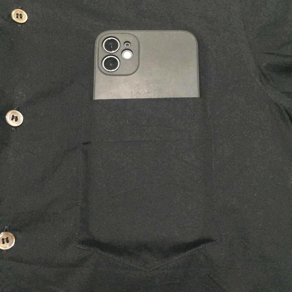 Tricot Comme des Garcons Tricot Comme des Garcons Basic Black Shirt Button Ups Size S / US 4 / IT 40 - 2 Thumbnail
