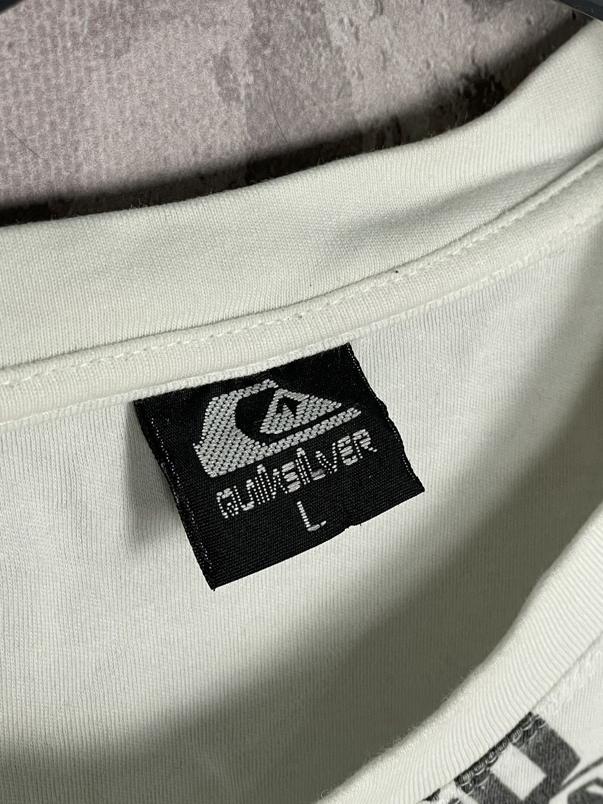 Quicksilver × Quiksilver × Vintage Vintage Quiksilver Y2K Crazy Spell Out Logo Surf T shirt Size US L / EU 52-54 / 3 - 9 Thumbnail