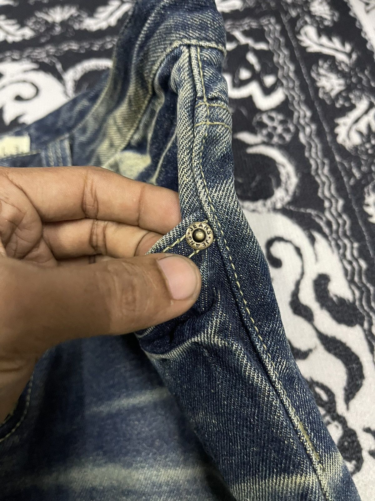 If Six Was Nine 2000s TORNADO MART INSPIRED BRAND TIMEBELT WASHABLE JEANS Size US 30 / EU 46 - 7 Thumbnail