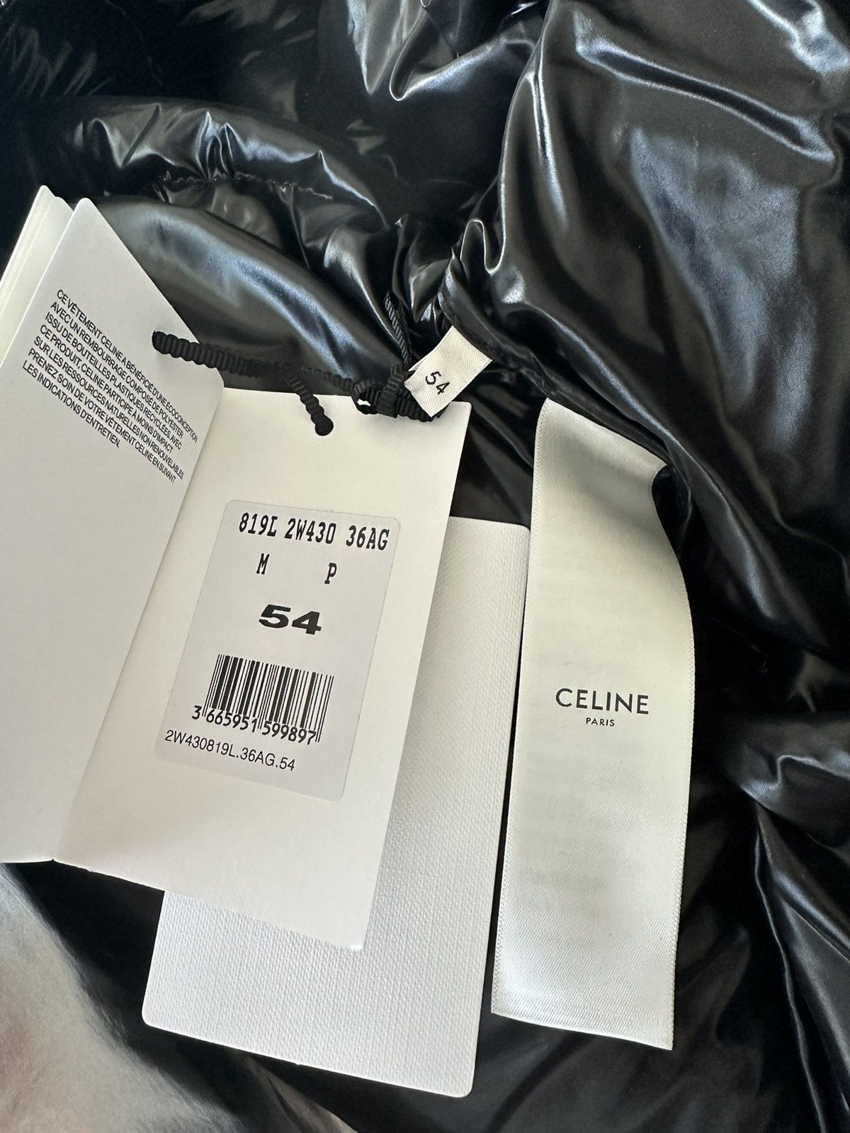 Celine × Hedi Slimane $4,500 Runway Celine Hedi Slimane Coat Goose Down Size US XXL / EU 58 / 5 - 3 Thumbnail