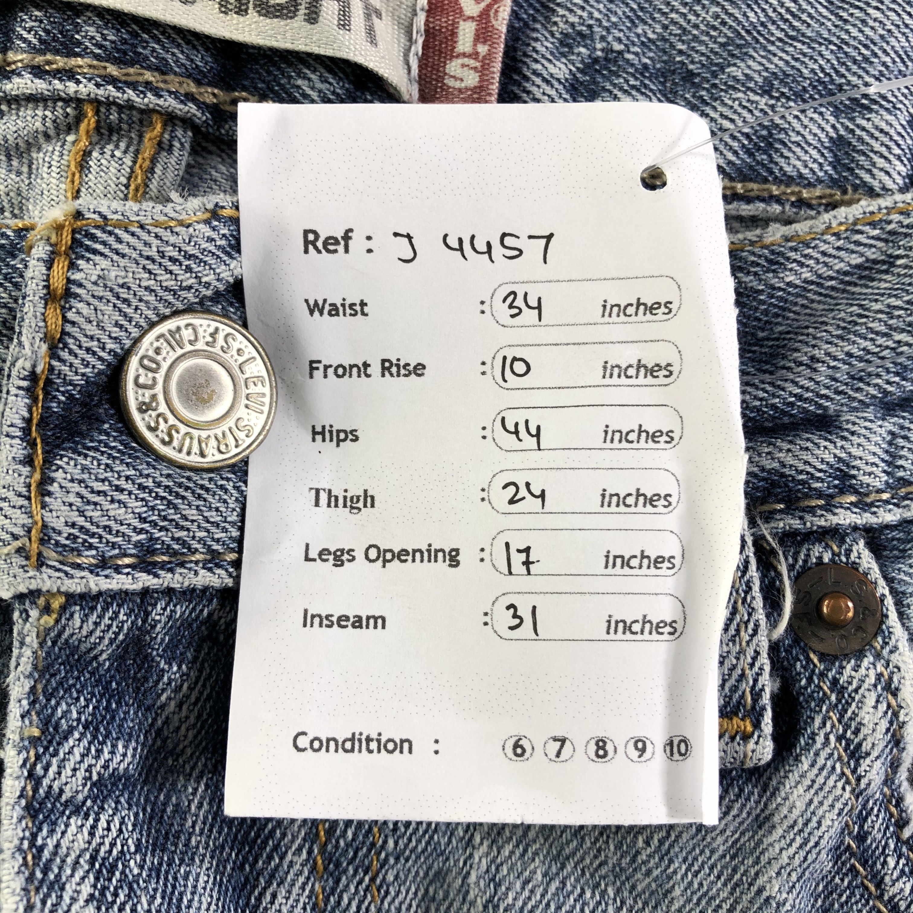 Levi's Vintage Levis 559 Jeans-J4457 Size US 34 / EU 50 - 14 Thumbnail