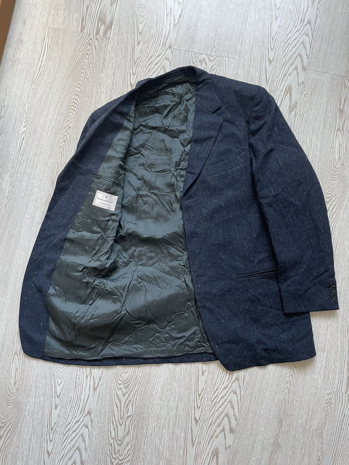 Ermenegildo Zegna Ermenegildo Zegna Soft Blue Wool&Cashmere blazer Size 48R - 10 Thumbnail