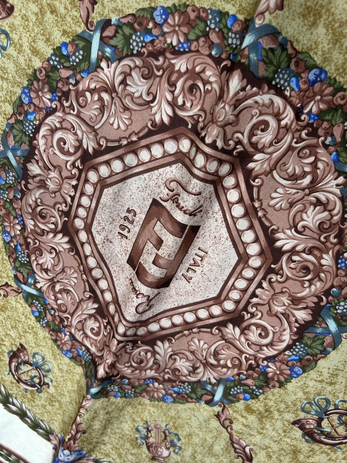 Fendi Vintage Fendi Silk Scarf Size ONE SIZE - 2 Thumbnail