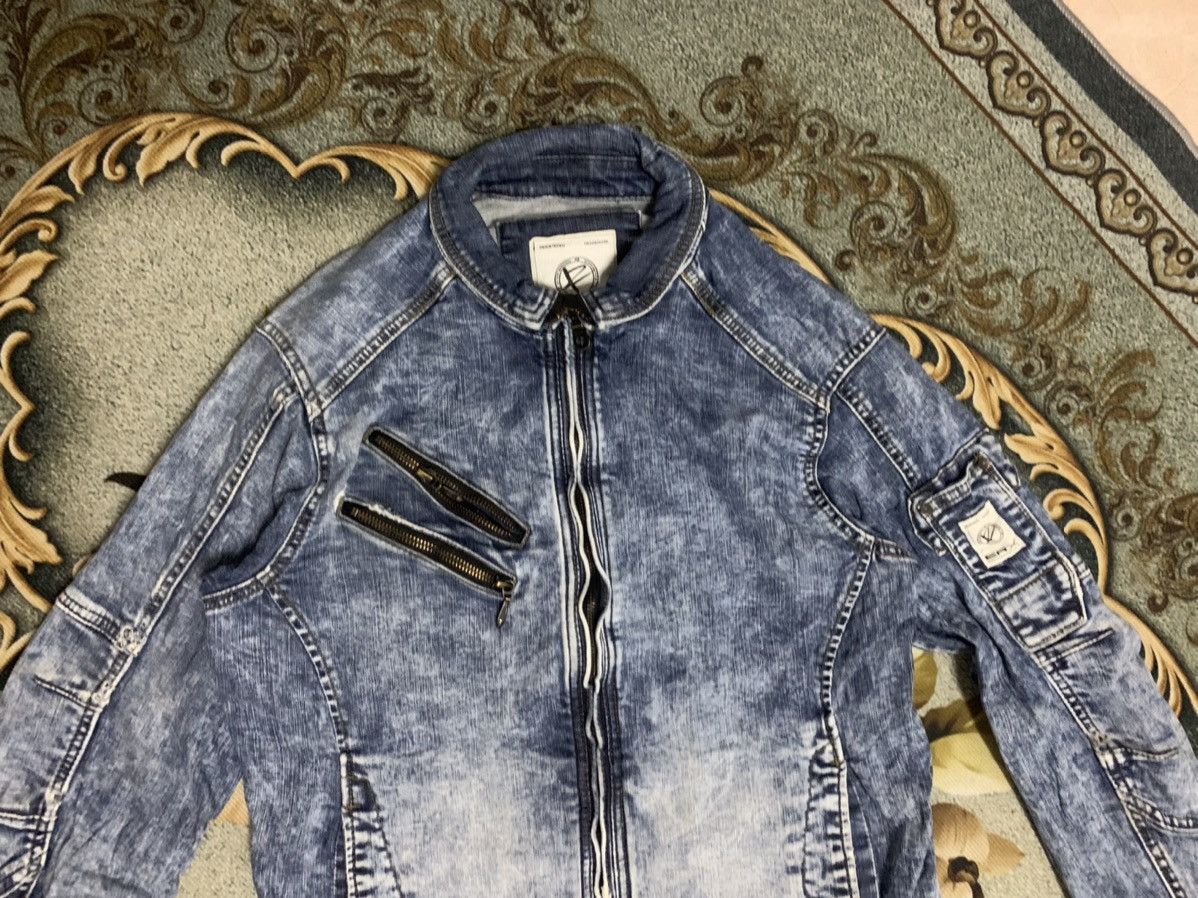 Japanese Brand Vintage Even River Denim Works Wear Jacket Zipper Size US M / EU 48-50 / 2 - 2 Thumbnail