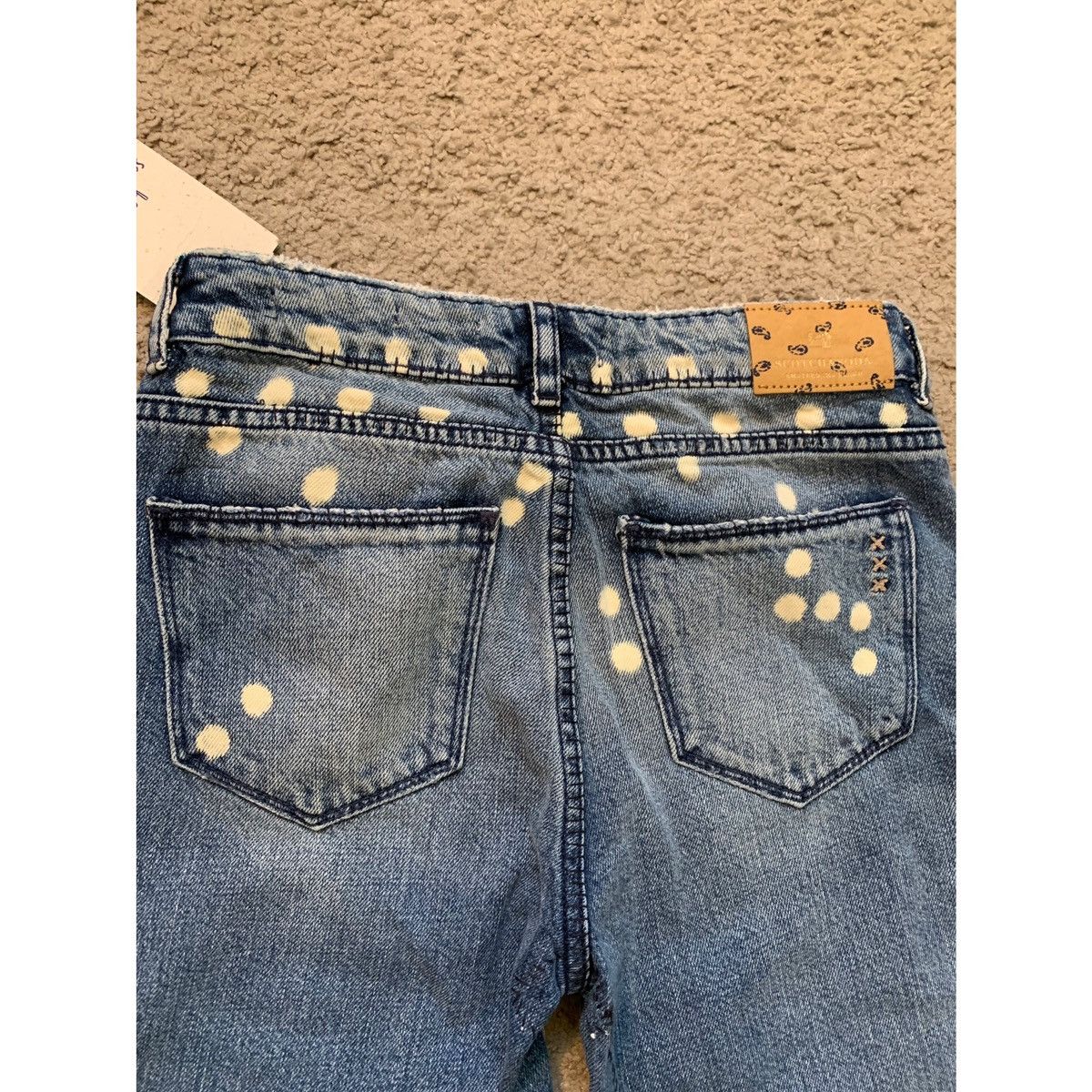 Scotch & Soda SCOTCH AND SODA GIRLS DISTRESSED BOY FRIEND FIT JEANS Size 24" / US 00 / IT 34 - 5 Thumbnail