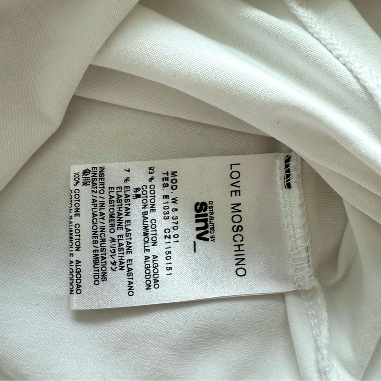 Love Moschino Love Moschino women cotton top size 12US Size XL / US 12-14 / IT 48-50 - 8 Thumbnail