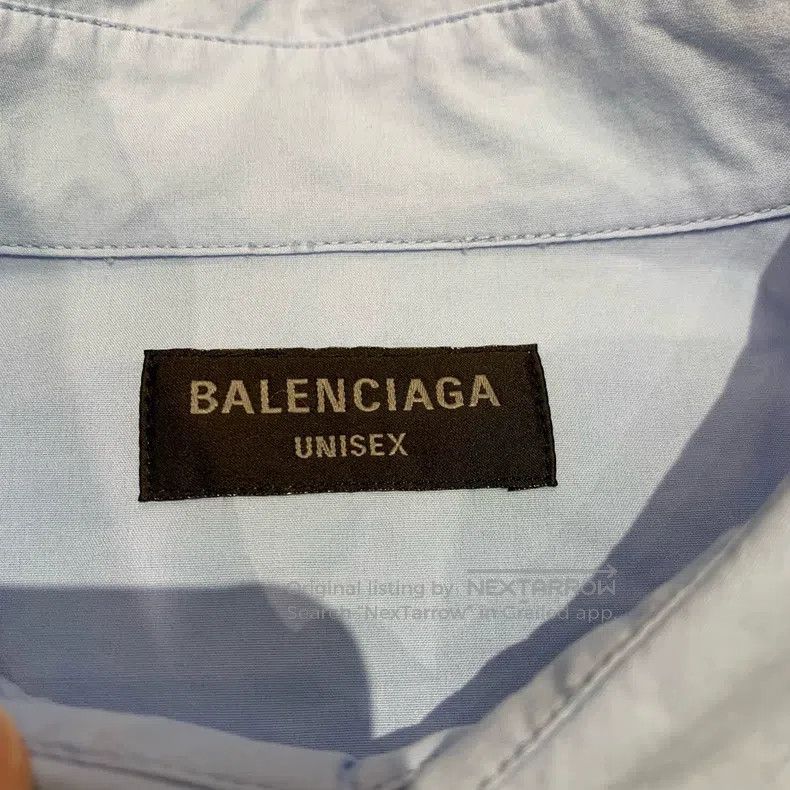 Balenciaga Balenciaga Blue Printed Graffiti Shirt Jacket Size US M / EU 48-50 / 2 - 4 Thumbnail