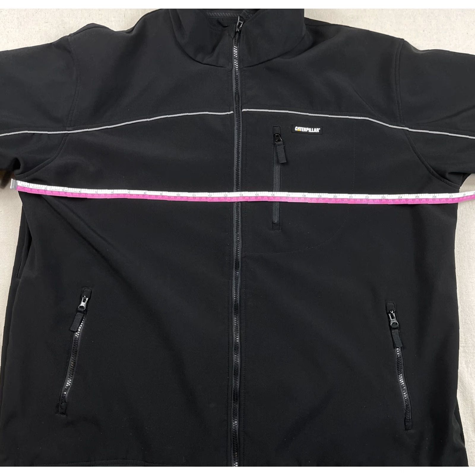 Caterpillar CAT Caterpillar Mens Jacket Workwear Fleece Lined Hooded Zip-Up Pockets Black XXL Size US XXL / EU 58 / 5 - 5 Thumbnail