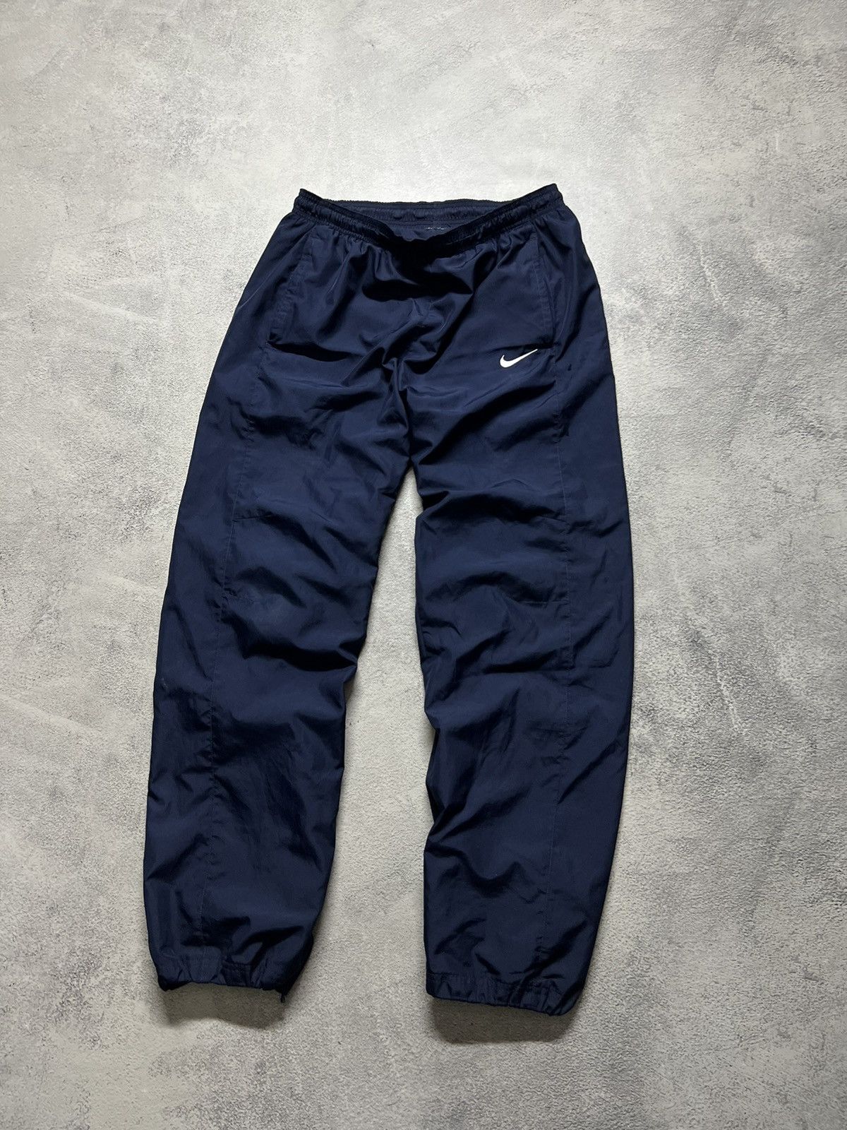 Nike × Vintage Vintage Y2K Nike Nylon Mini Swoosh Drill Pants 00’s Size US 34 / EU 50 - 3 Thumbnail