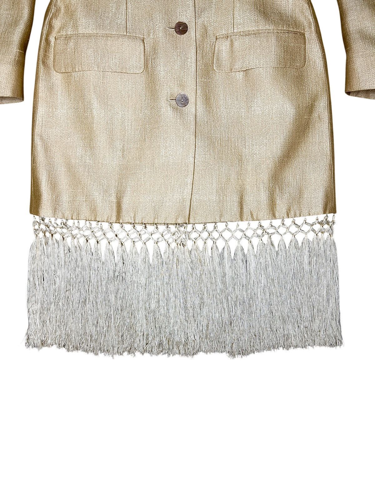 Alexander McQueen S/S 98 Givenchy by McQueen Silk Coat with Tassel Size M / US 6-8 / IT 42-44 - 5 Thumbnail