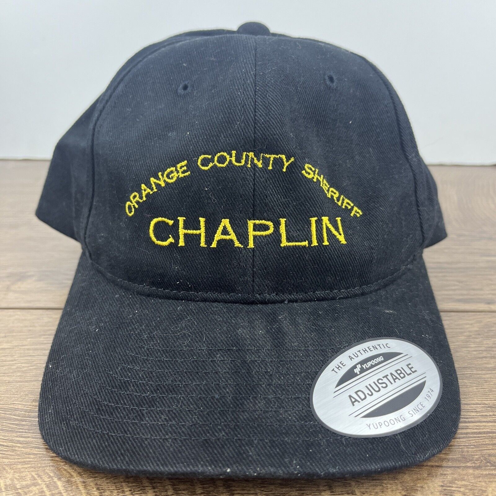 Other Orange County Sheriff Chaplin Hat Black Hat Adjustable Adult Size ONE SIZE - 3 Thumbnail