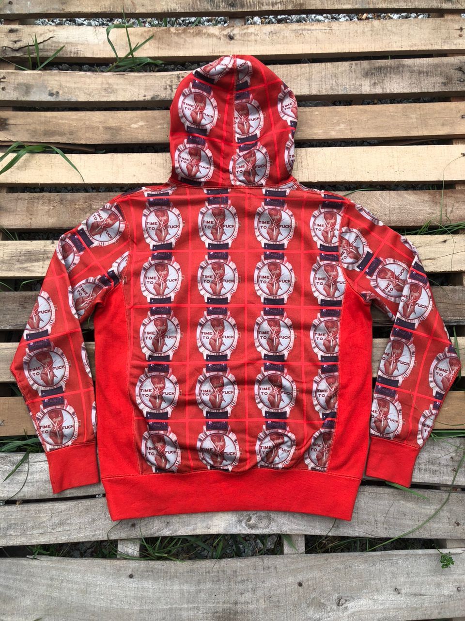 Fucking Awesome Fucking Awesome "Time To Fuck" FullPrint Hoodie Size US M / EU 48-50 / 2 - 2 Thumbnail