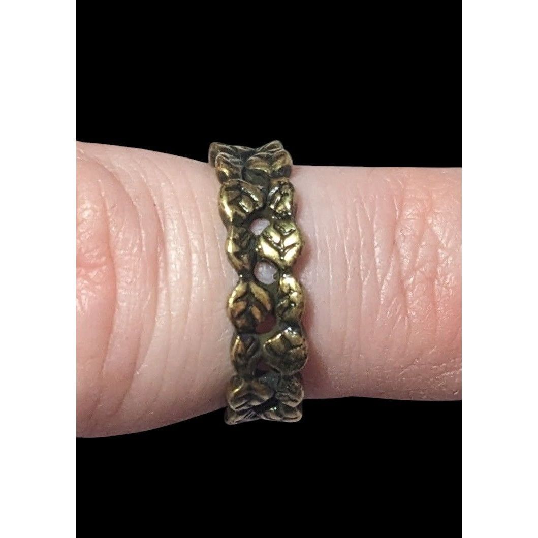 Other Elven Leaf Fantasy Gold Tone Costume Ring Size 6 Size ONE SIZE - 3 Thumbnail