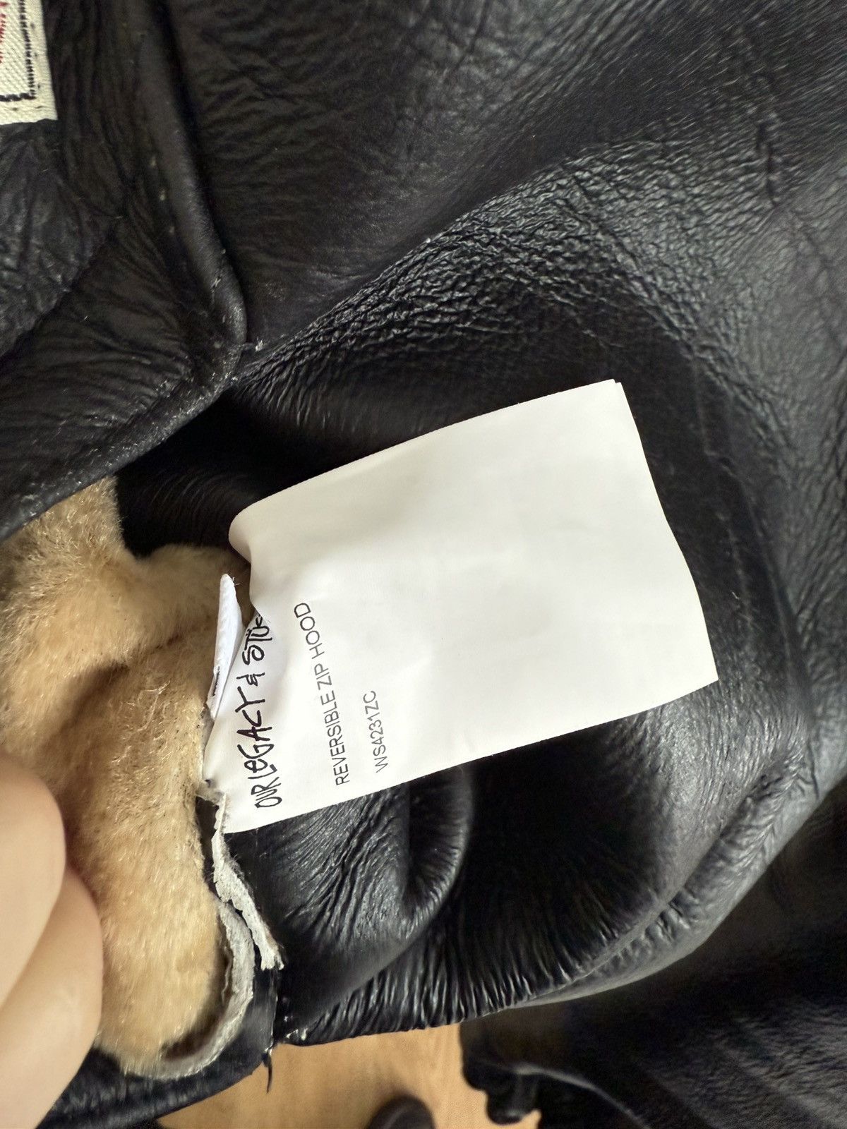 Our Legacy × Stussy Our Legacy Workshop x Stussy Cappucino Shearling Zip Jacket Size US M / EU 48-50 / 2 - 7 Thumbnail