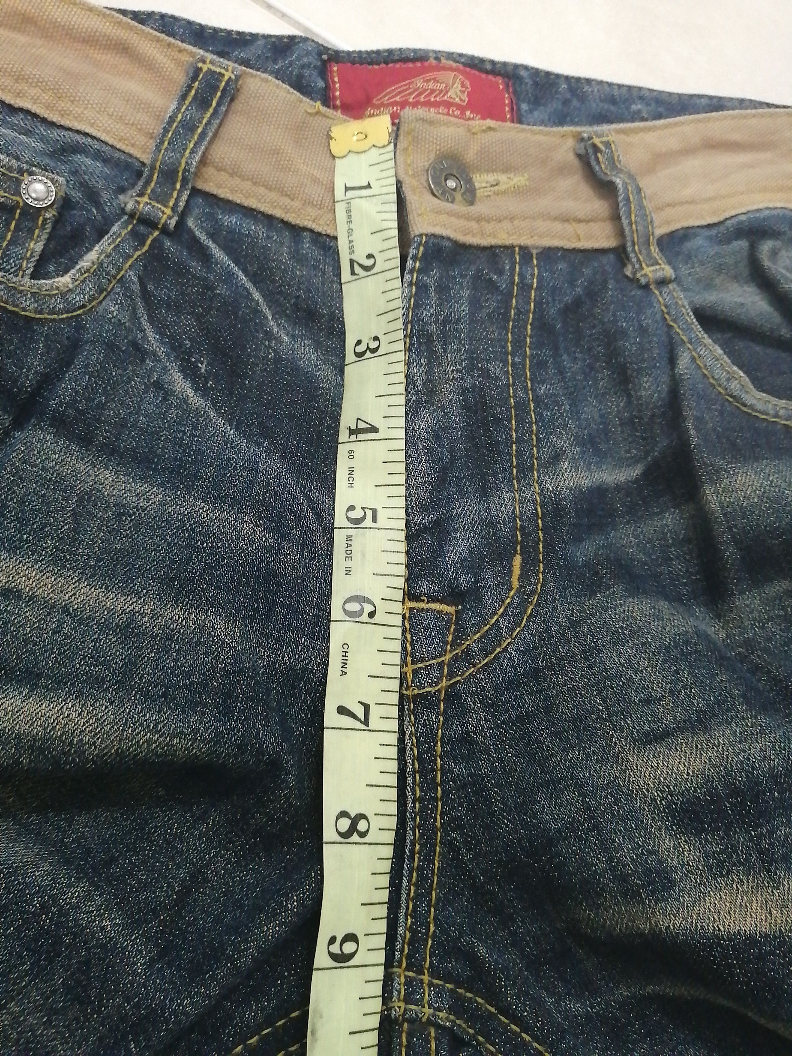 Indian Motorcycle Indian Motercycles distress jean Size US 31 - 9 Thumbnail