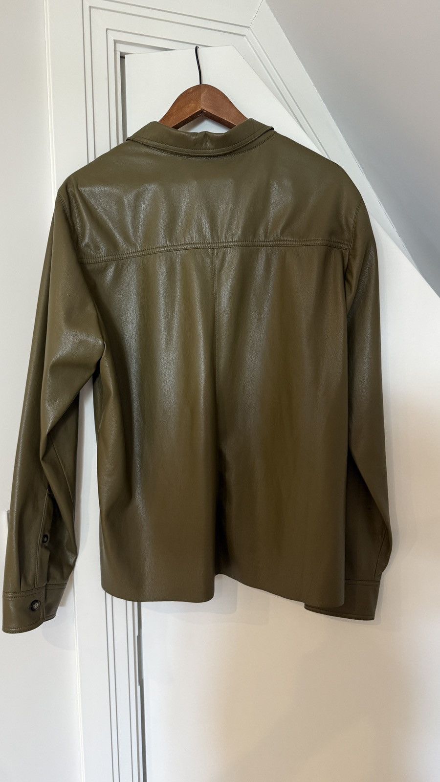 Nanushka Nanushka Vegan Leather Shirt Size US M / EU 48-50 / 2 - 2 Thumbnail