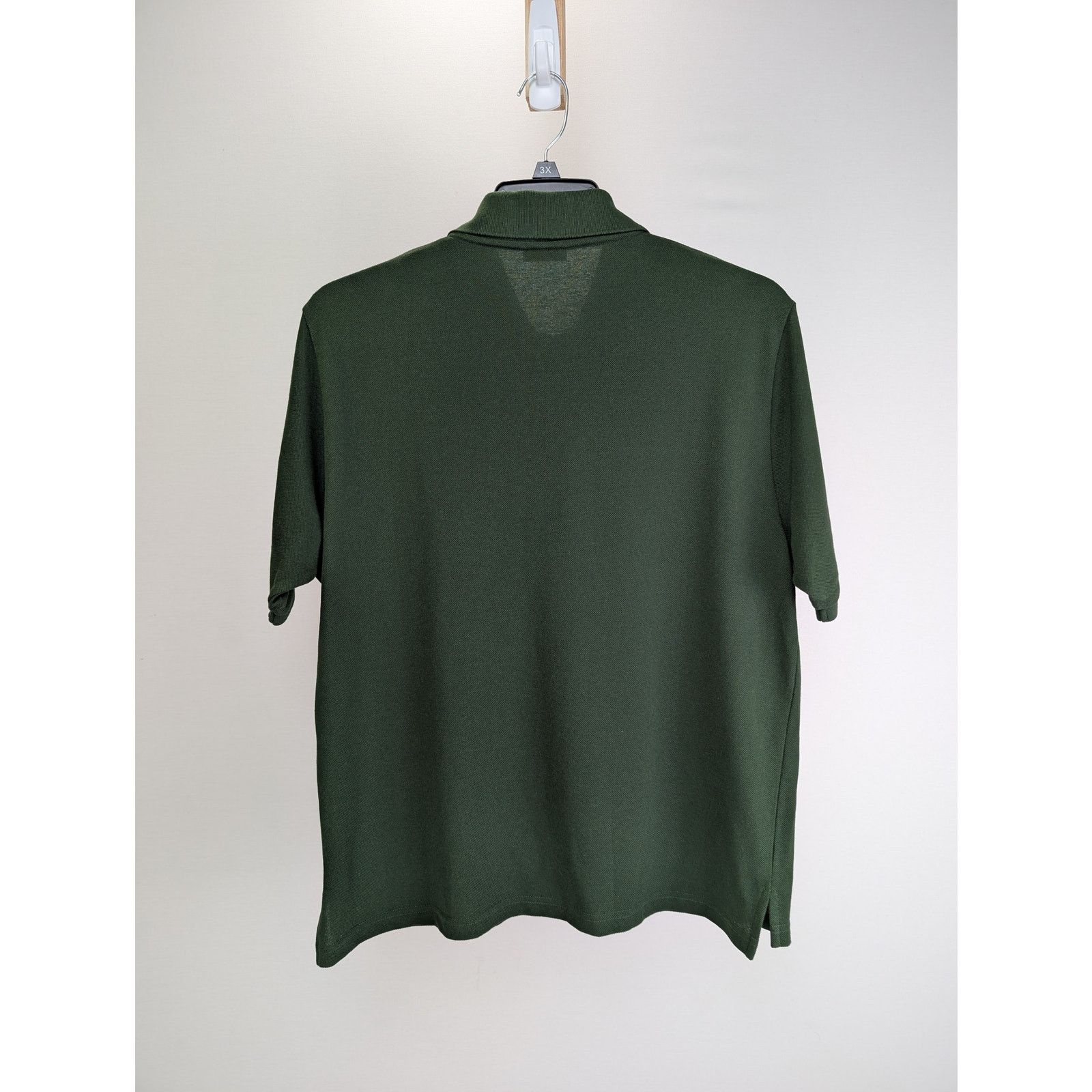 Saint Laurent Paris o1rshd1 Q:2 / Pique Cotton Polyester New Polo in Green Size US XL / EU 56 / 4 - 7 Thumbnail