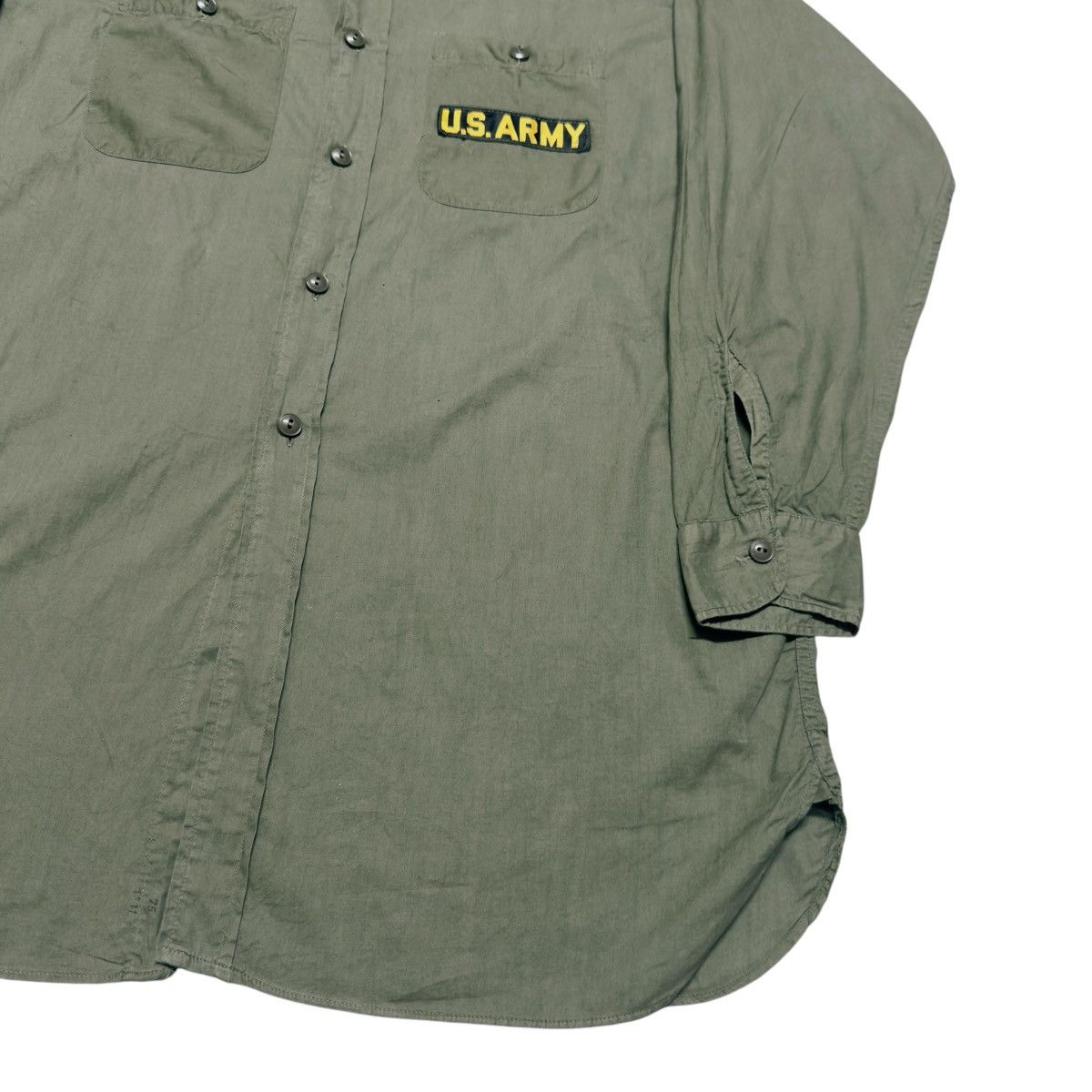 Vintage Vintage 40s 50s USN N-3 Poplin Shirt Size US XL / EU 56 / 4 - 5 Thumbnail