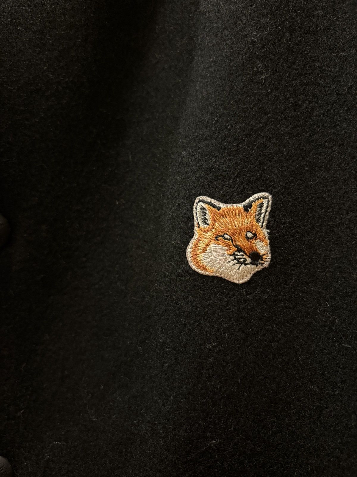 Maison Kitsune Maison Kitsuné Fox Head Wool Bomber Jacket Size US S / EU 44-46 / 1 - 5 Thumbnail