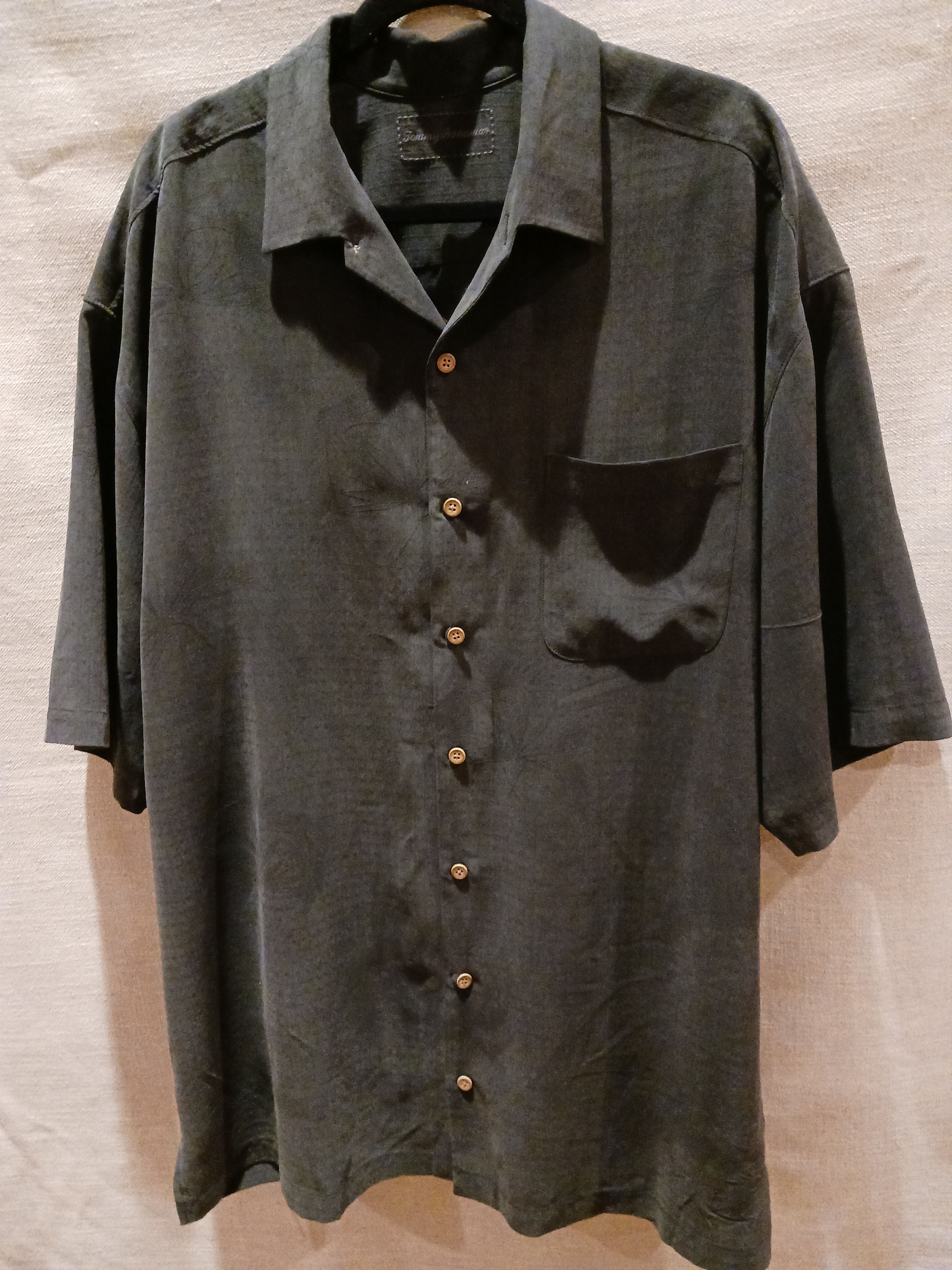 Tommy Bahama Embroidered 100% Silk Men's Short Sleeve Shirt Size US XL / EU 56 / 4 - 2 Thumbnail