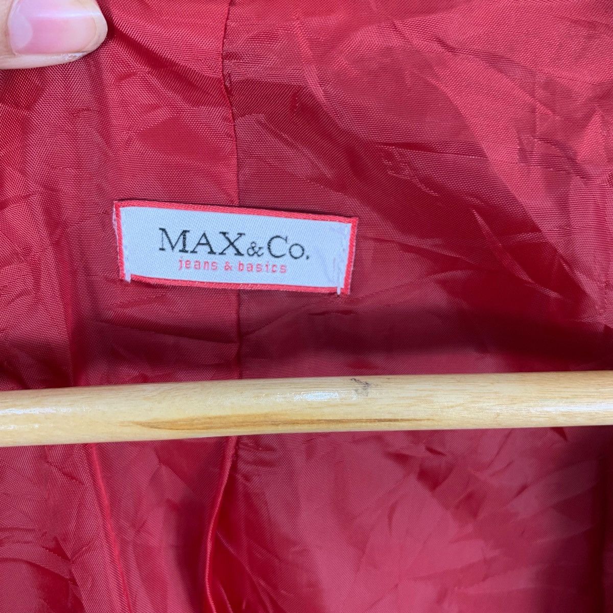 Max Mara MAX MARA Max & Co Collection Made In Romania Red Trench Coat Size S / US 4 / IT 40 - 9 Thumbnail