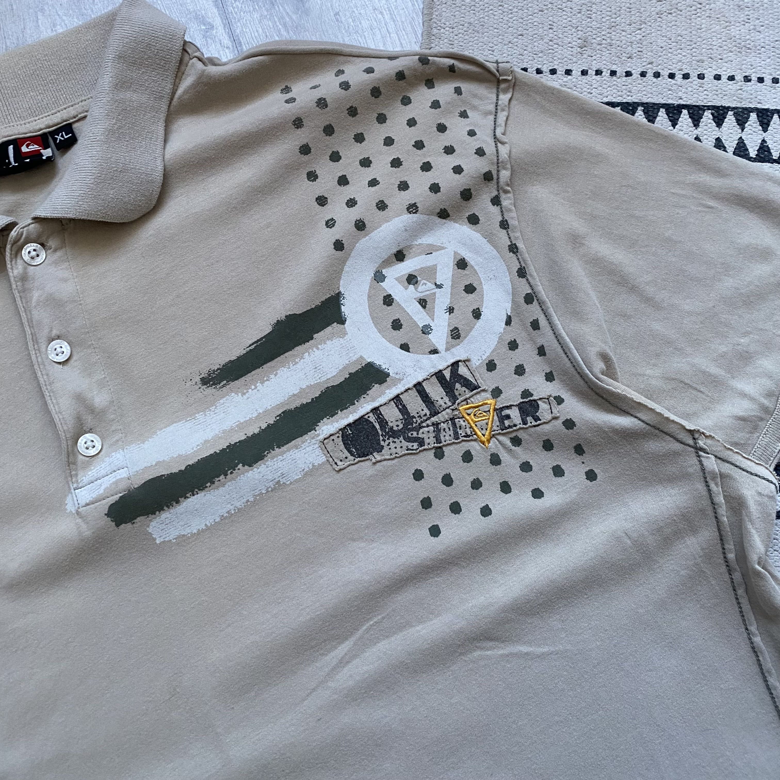 Quiksilver Vintage 90s Quiksilver tee Polo Surf Style Size US XL / EU 56 / 4 - 4 Thumbnail