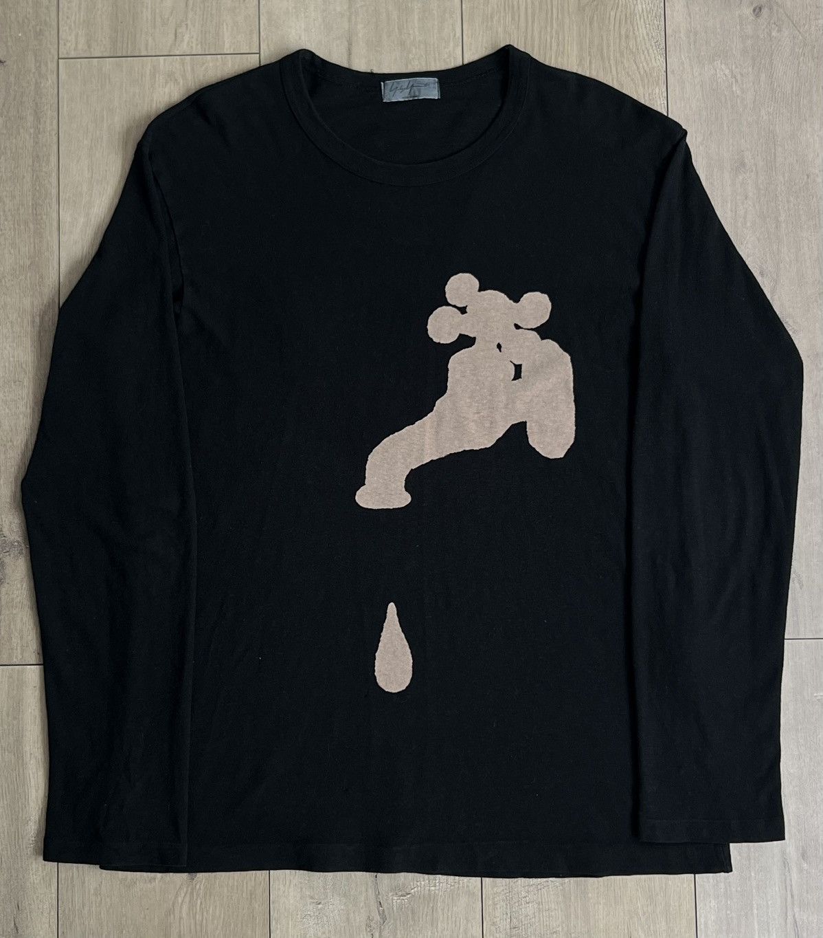 Yohji Yamamoto Let me eat you Tシャツ Yohji Yamamoto Yohji Yamamoto Let Me Eat You Black Long