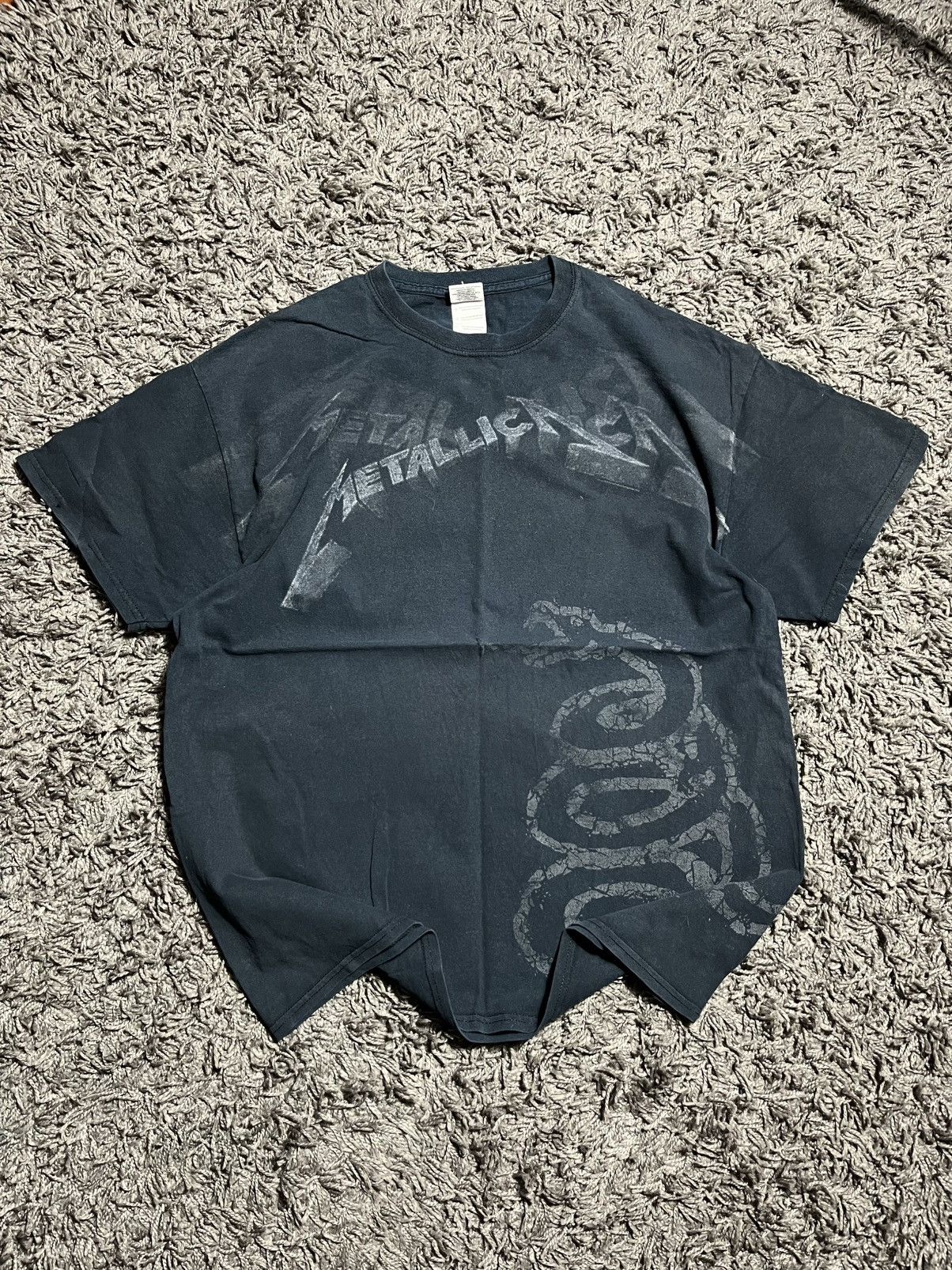 Metallica METALLICA VINTAGE Y2K SNAKE TOUR COTTON FADED TEE Size US XL / EU 56 / 4 - 1 Thumbnail