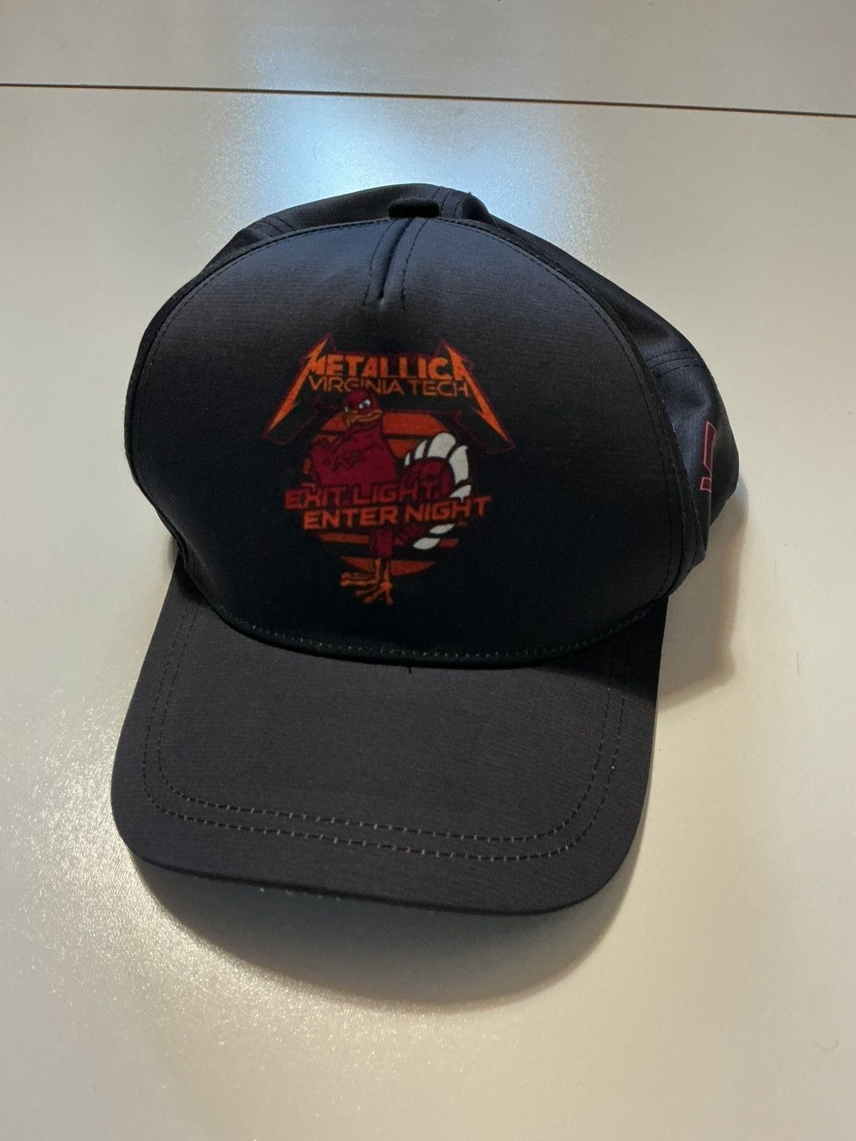 Metallica Metallica Virginia Tech Hokies M72 World Tour Strapback Hat Size ONE SIZE - 7 Thumbnail
