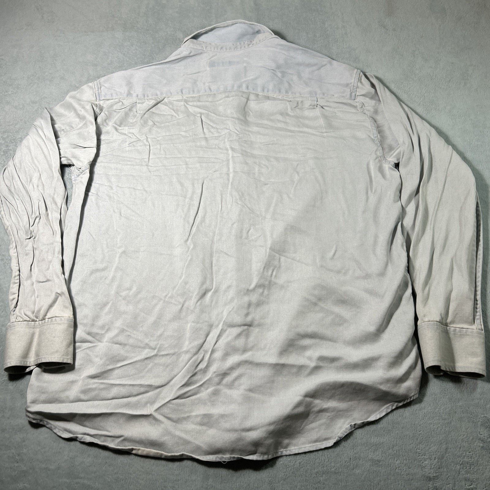 Tommy Bahama Tommy Bahama Luxury Blend Wool Silk Button Up Shirt Mens XL Size US XL / EU 56 / 4 - 2 Thumbnail