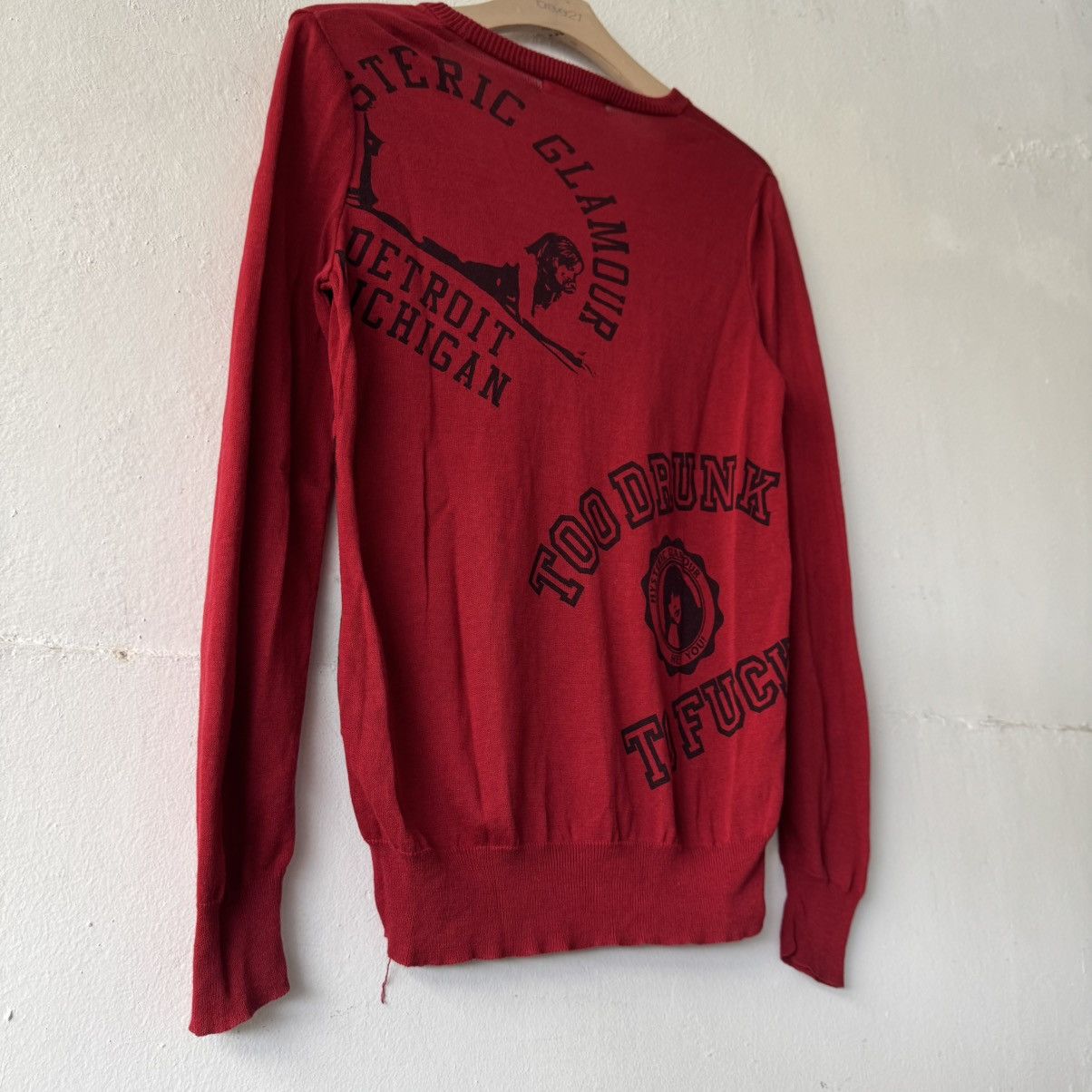 Hysteric Glamour Vintage Hysteric Glamour Detroit Michigan FullPrint Knitwear Size US S / EU 44-46 / 1 - 14 Thumbnail