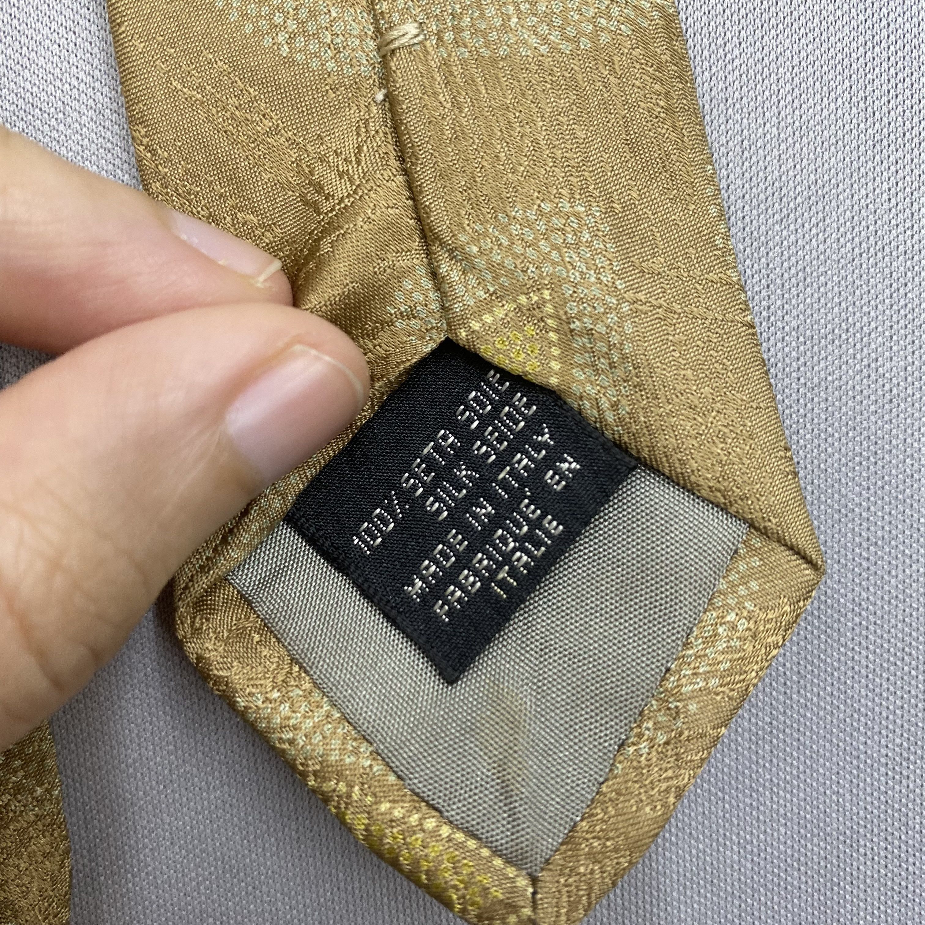 Giorgio Armani Vintage Giorgio Armani SILK Necktie Cravate Pure Silk Size ONE SIZE - 8 Thumbnail