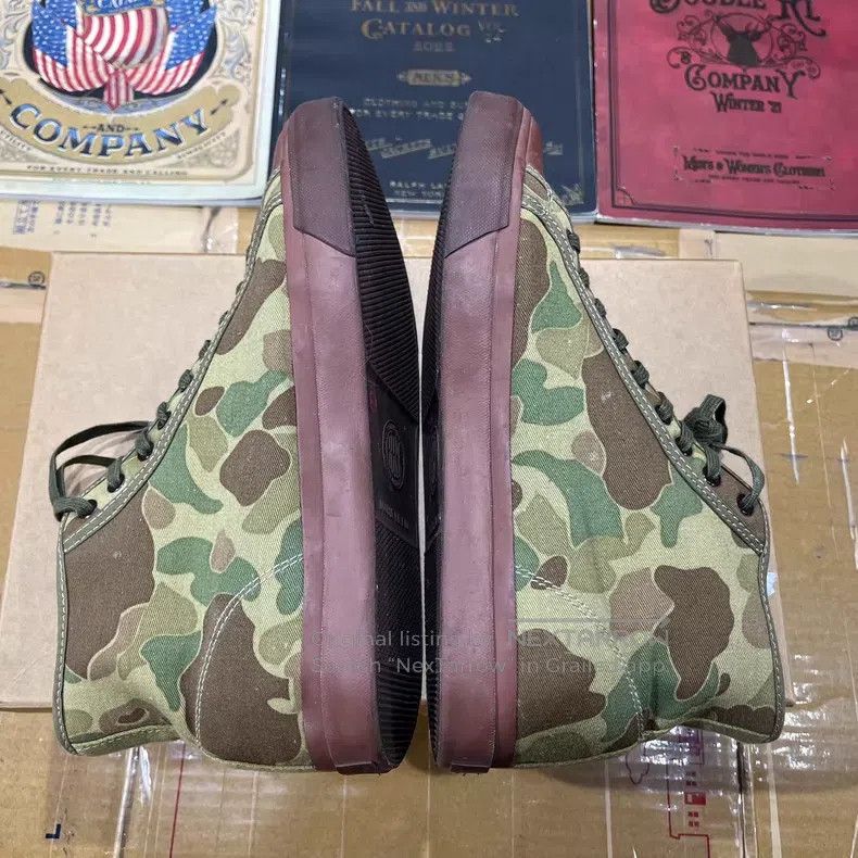 RRL Ralph Lauren RRL Ralph Lauren Camouflage Canvas Shoes Size US 9 / EU 42 - 7 Thumbnail