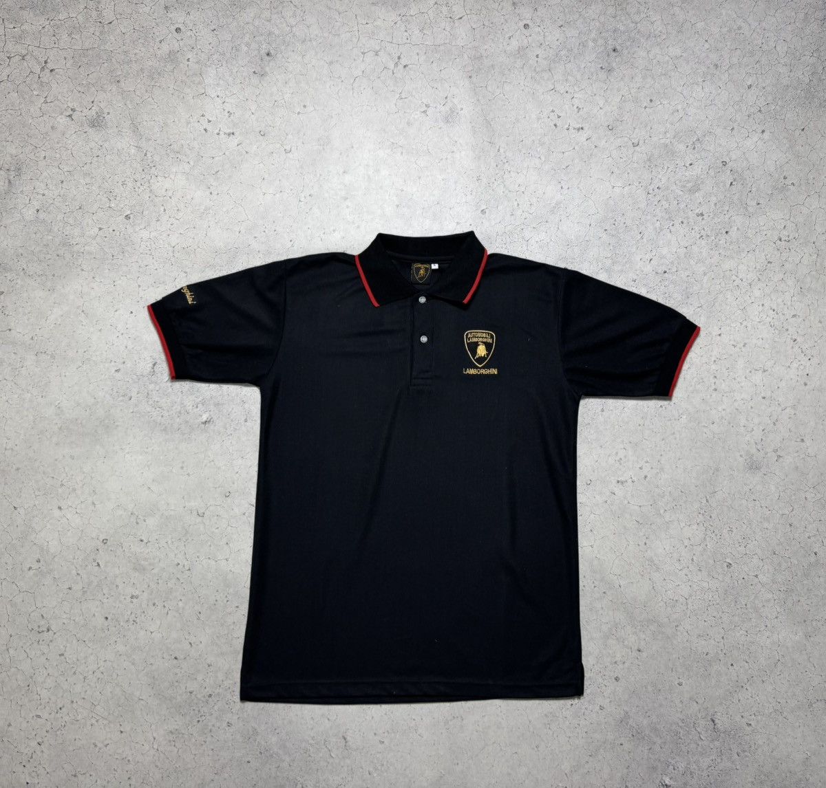 Lamborghini Lamborghini Racing Vintage Polo Shirt Black Size L Size US L / EU 52-54 / 3 - 2 Thumbnail