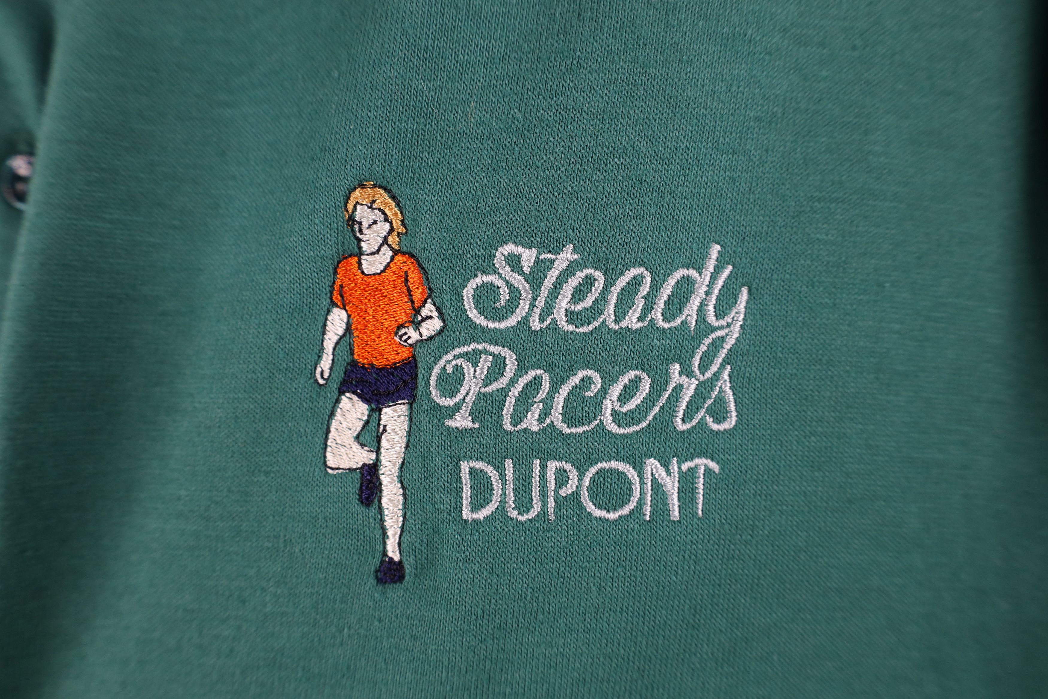 Vintage Vintage 90s Streetwear Pacers DuPont Running Polo Shirt USA Size US L / EU 52-54 / 3 - 4 Thumbnail