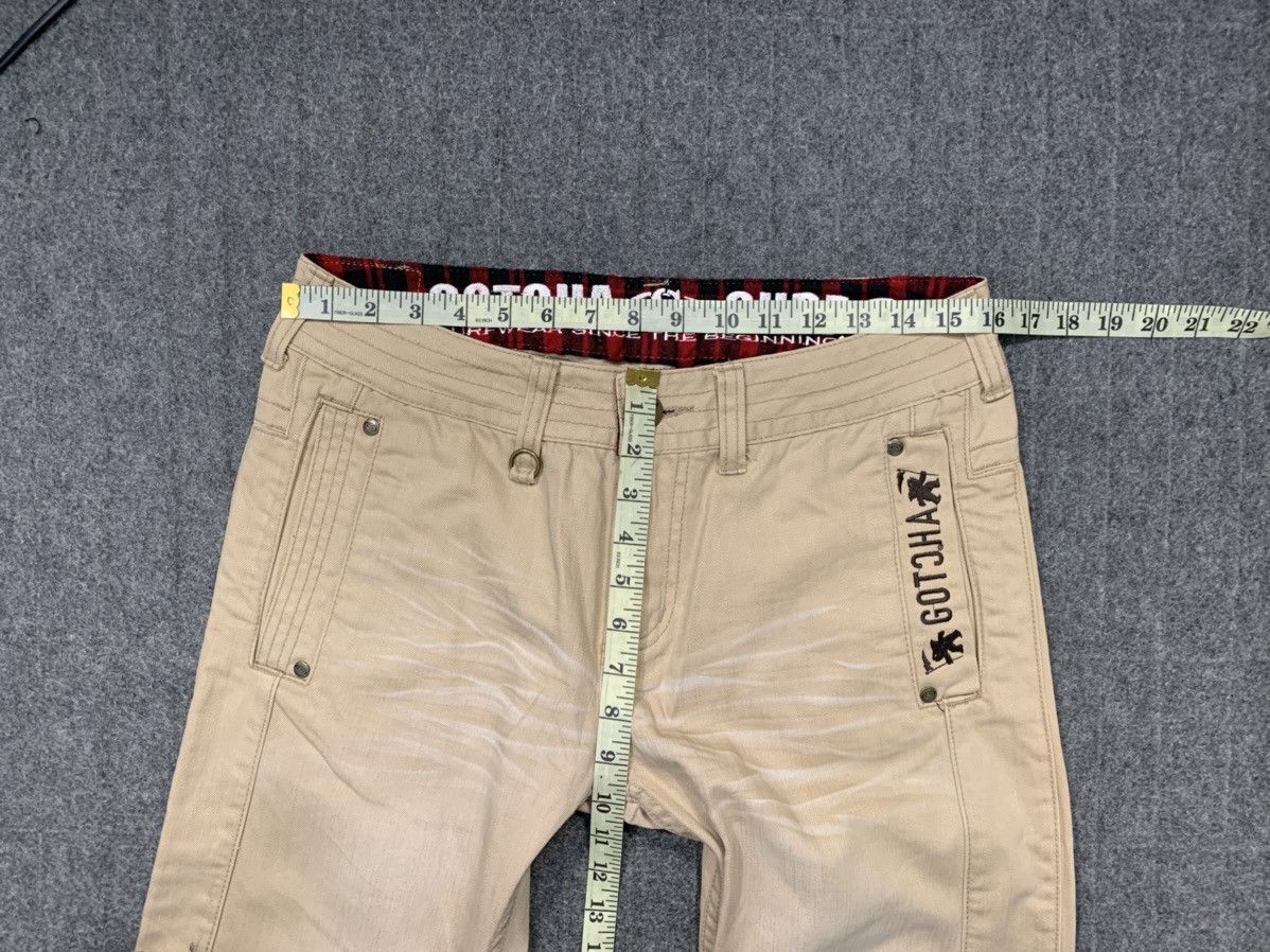 Gotcha 90s Gotcha Surf Brown Denim Jeans Embroidery Quotes Size US 32 / EU 48 - 14 Thumbnail