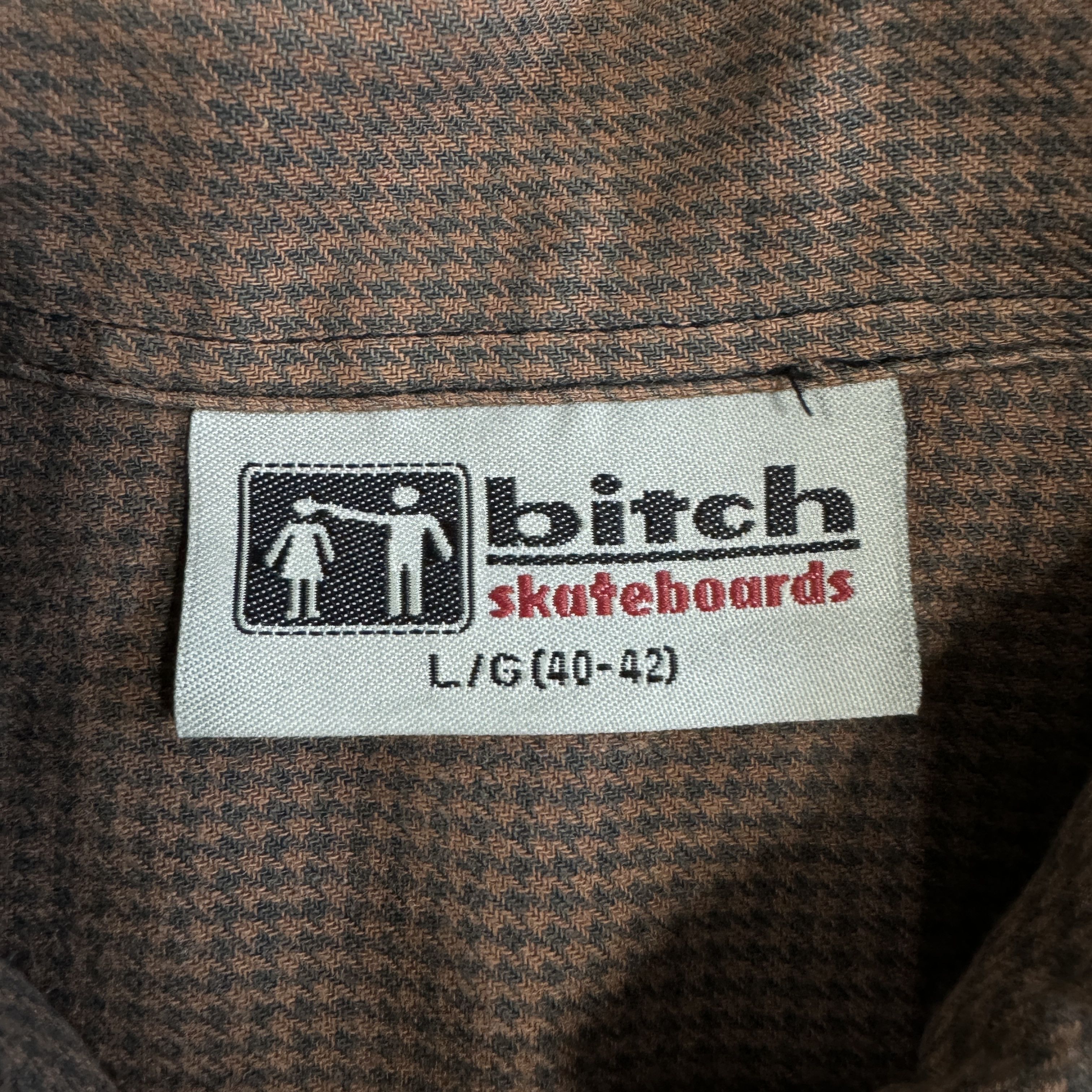 Girl Skateboards × Vintage Vintage Bitch Skateboards Flannel Shirt Size US L / EU 52-54 / 3 - 4 Thumbnail