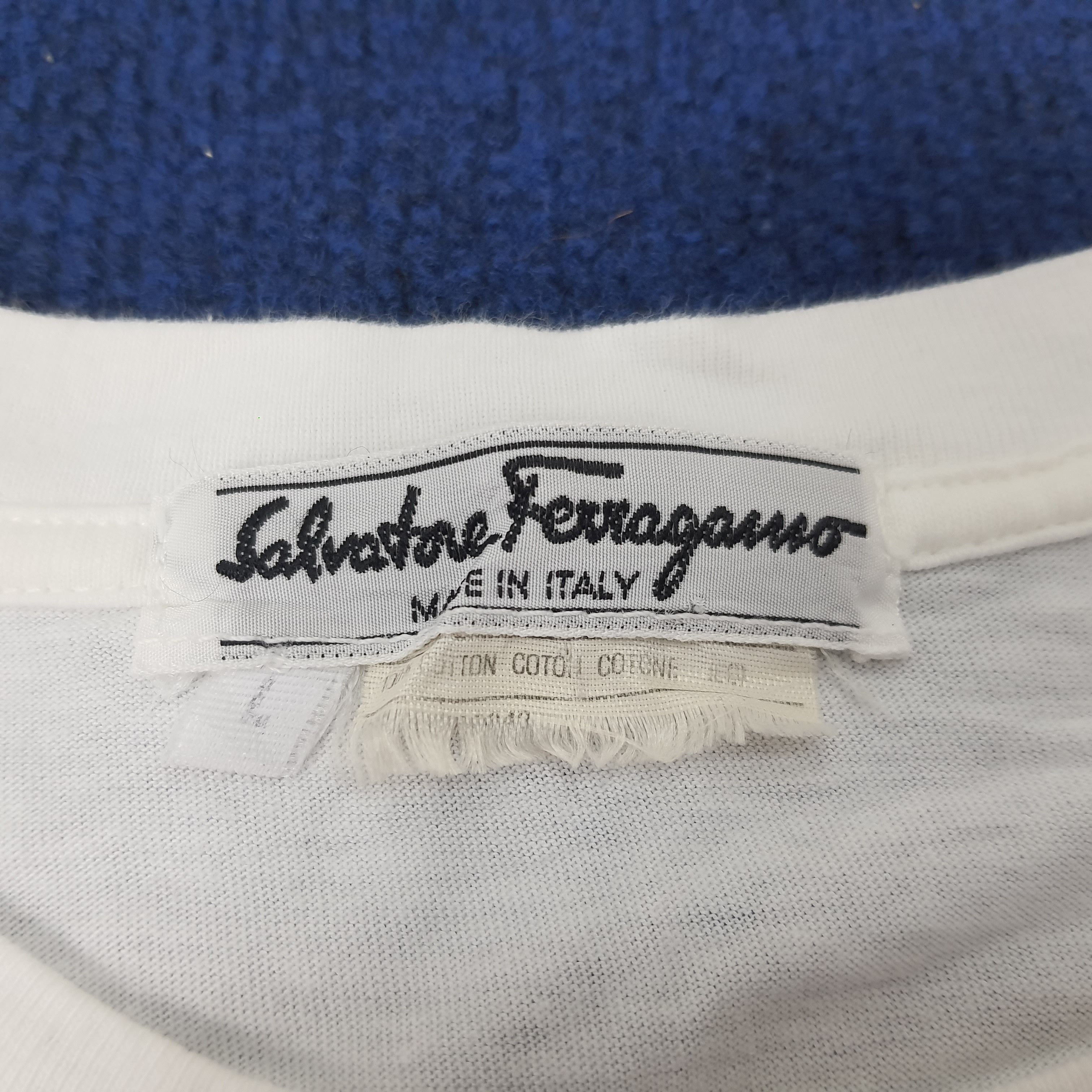 Designer × Salvatore Ferragamo × Vintage Vintage Salvatore Ferragamo Art Designer T-shirt Size US L / EU 52-54 / 3 - 5 Thumbnail