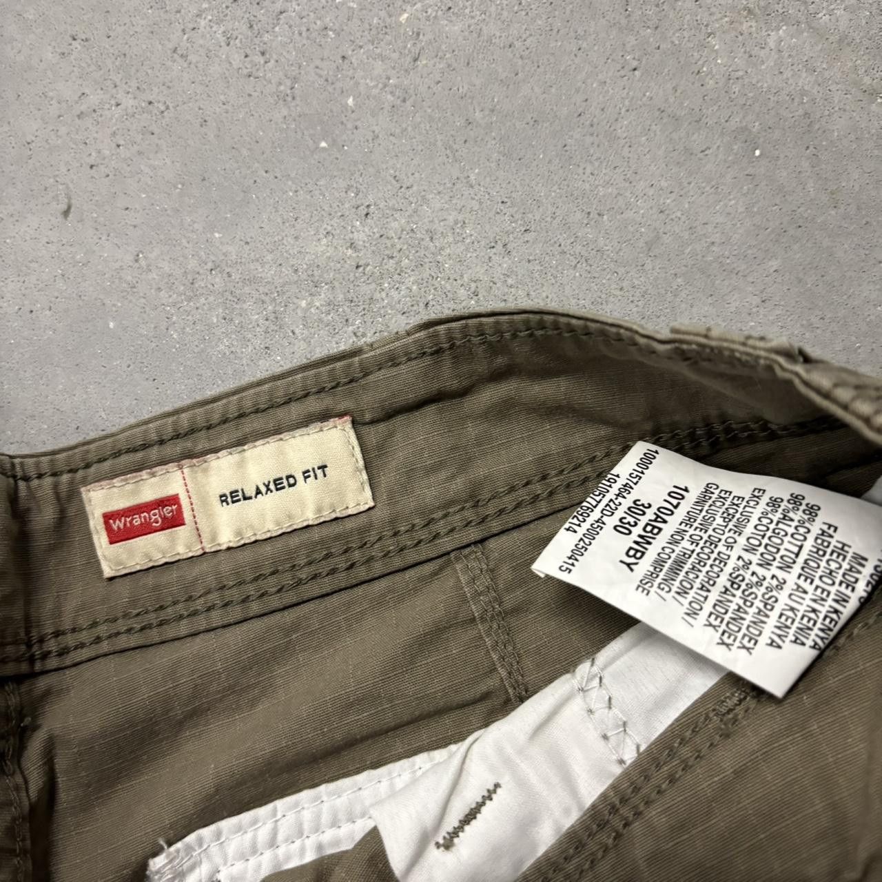 Japanese Brand × Vintage Crazy Vintage Y2K/2000s Grunge Khaki Brown Streetwear Cargo Pants! Size US 30 / EU 46 - 7 Thumbnail
