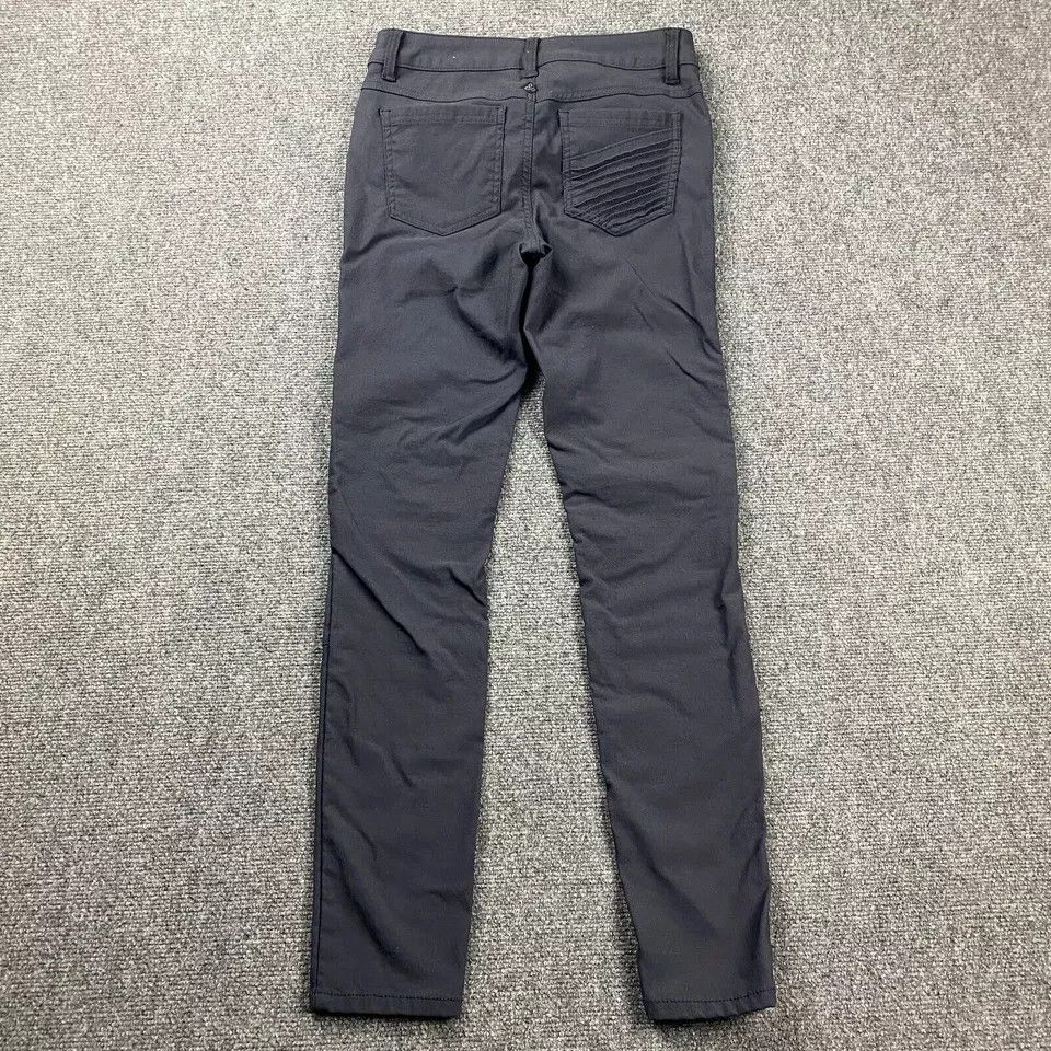 Prana PrAna Pants Women's 4 Gray Skinny Stretch Brena Moto Style Size 27" / US 4 / IT 40 - 6 Thumbnail