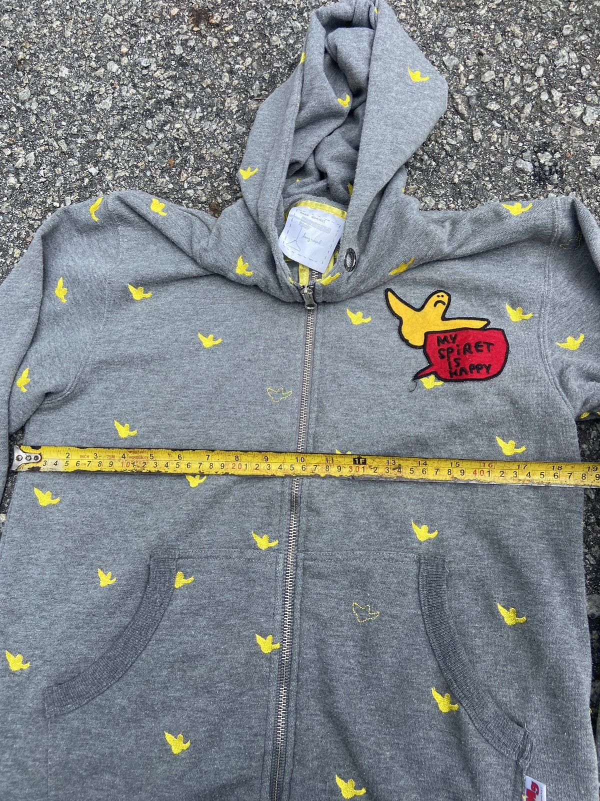 Japanese Brand × Vintage Mark Gonzales Polkadot Hoodie Size US M / EU 48-50 / 2 - 6 Thumbnail